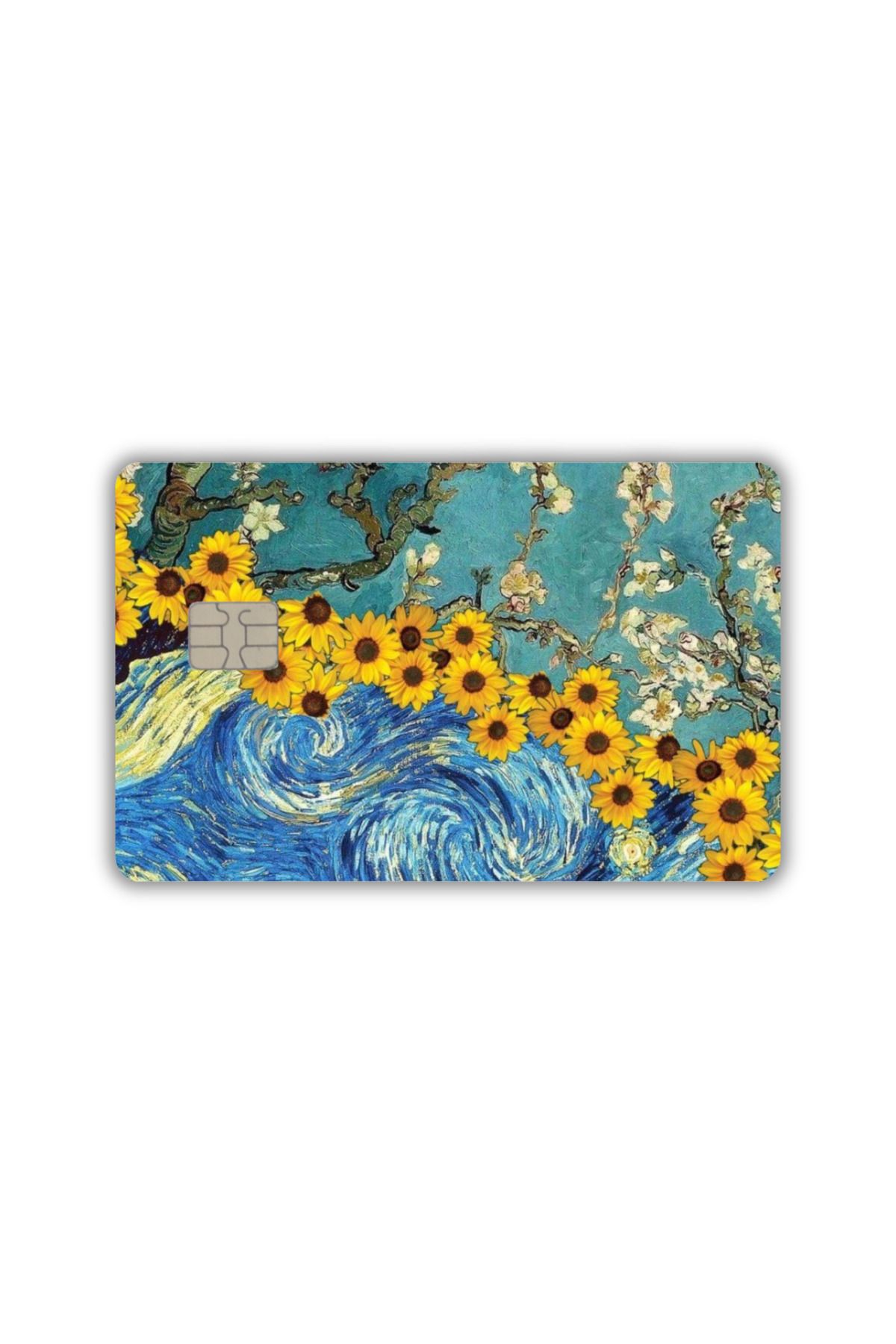 yoyadizayn Vincent Van Gogh Sanat Öğrenci Kartı, Metro Kartı, Akbil Kredi Kartı Kaplama KÜÇÜK ÇİP