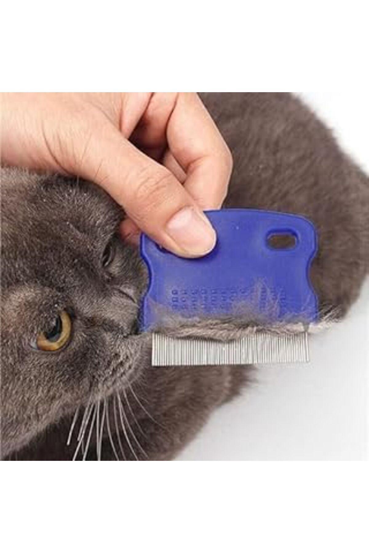 Mu Art Ahşap Kedi Köpek Pire Tarağı Ve Gözyaşı Lekesi Tarağı 1.sınıf Kaliteli
