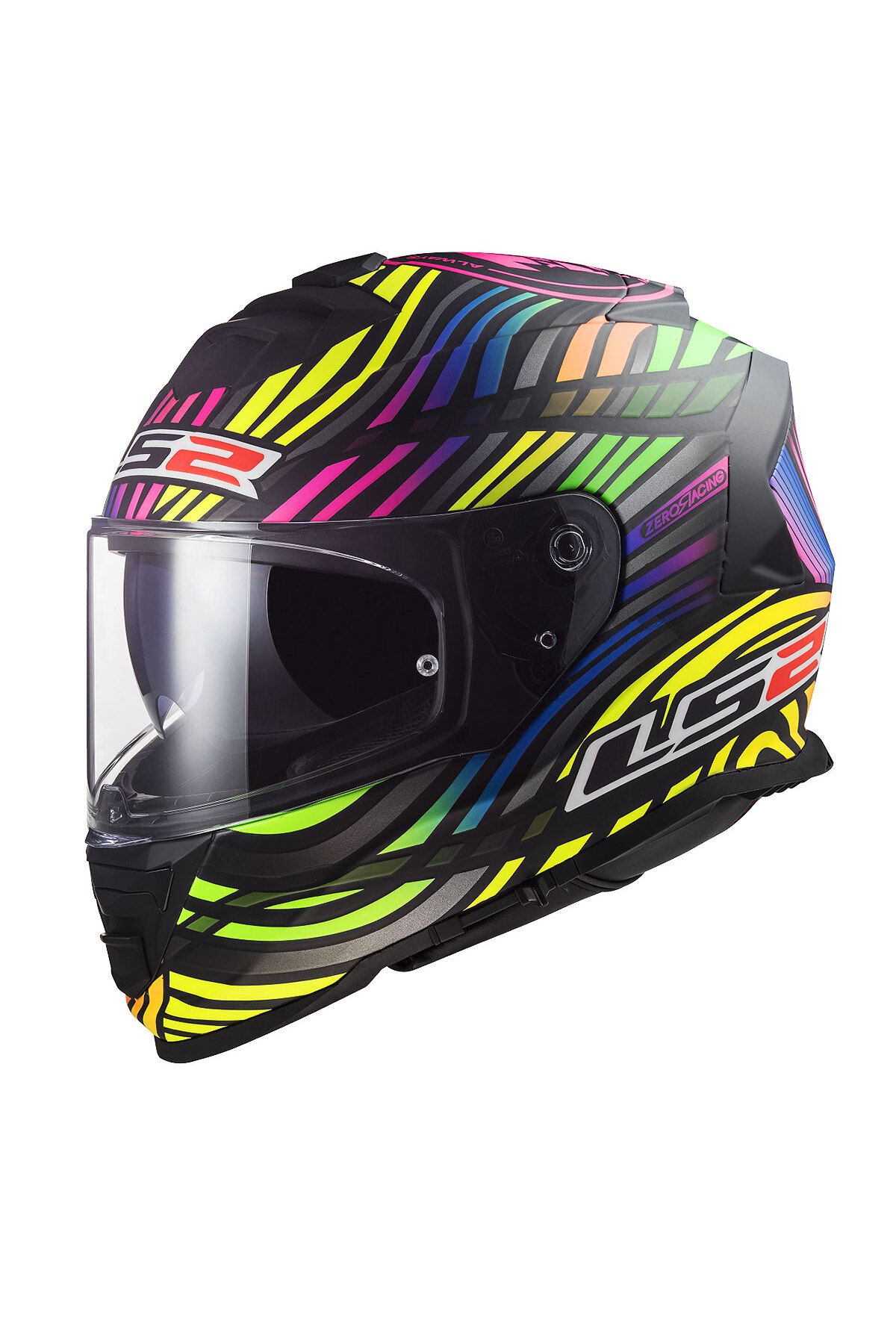 LS2 STORM 2 POWER MAT SİYAH-GÖKKUŞAĞI KASK