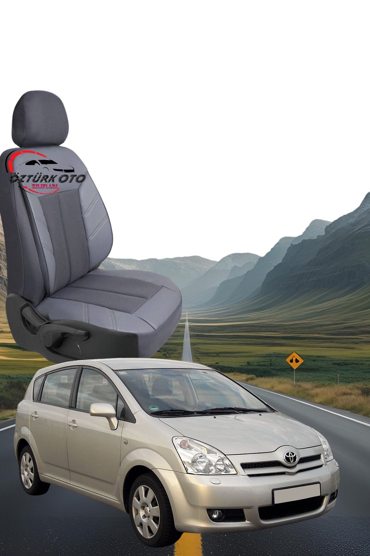 MEVLÜT ÖZTÜRK OTO KILIFLARI Akik Serisi Toyota Verso Tam Set Oto Koltuk Kılıfı