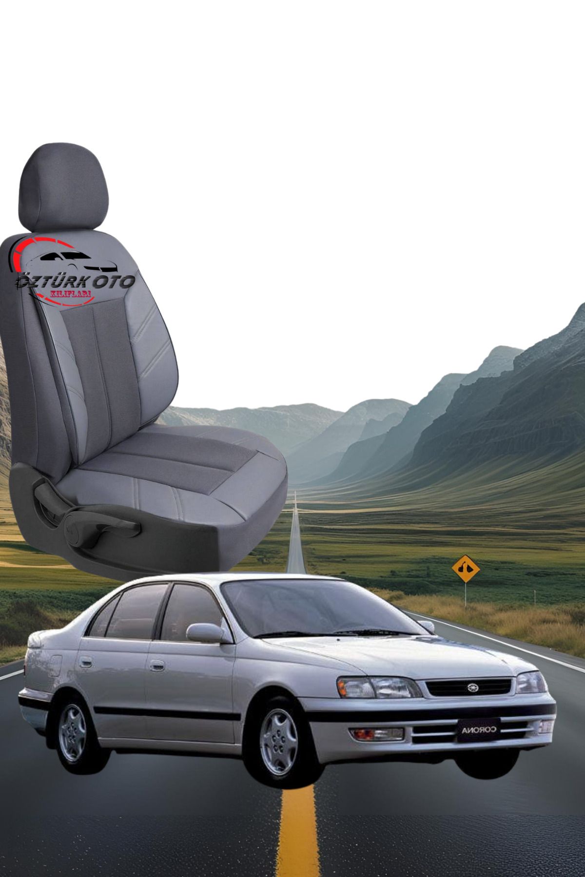 MEVLÜT ÖZTÜRK OTO KILIFLARI Akik Serisi Toyota Corona Tam Set Oto Koltuk Kılıfı