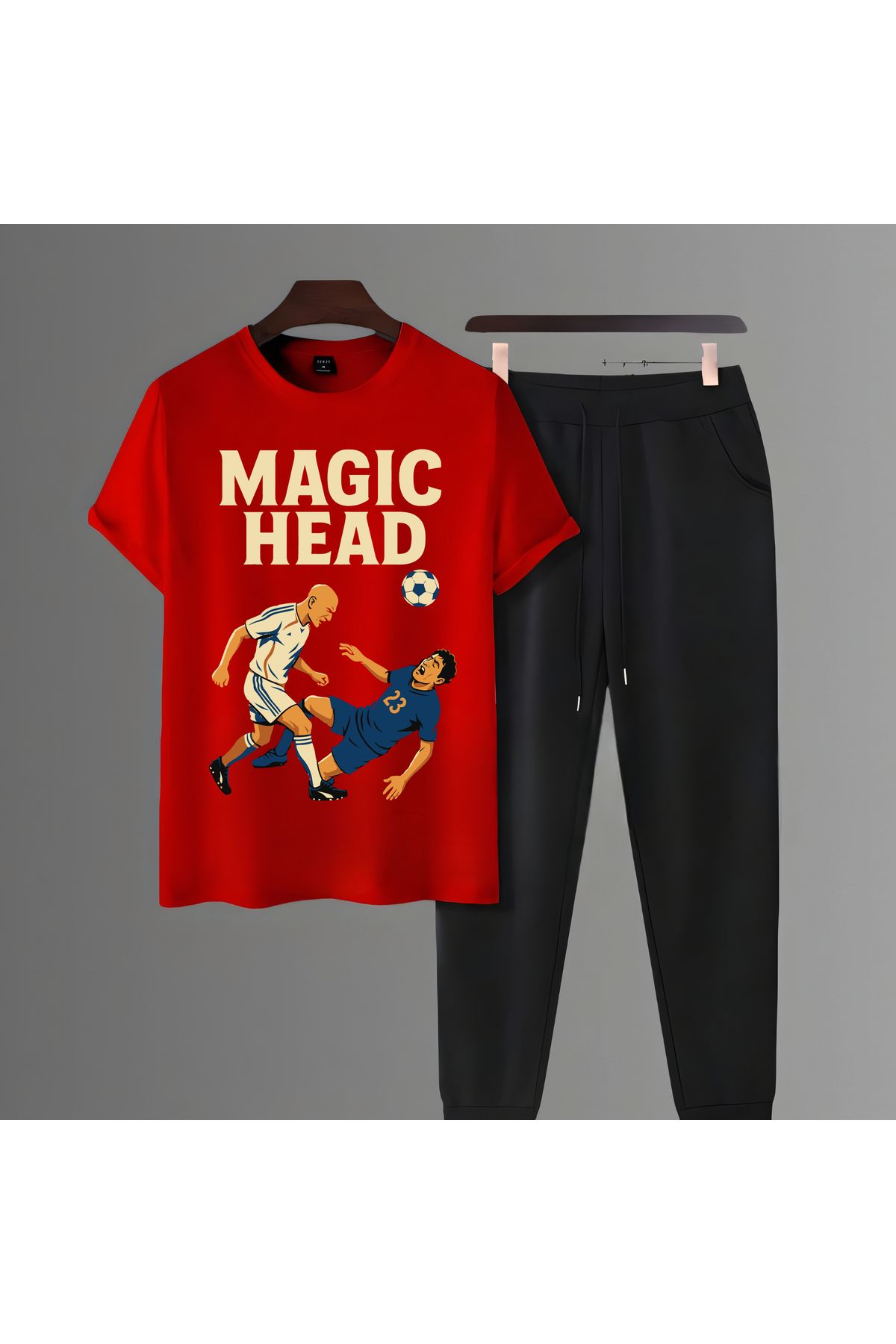 Biy Store Zidane sihirli kafası Materazzi milli takım forma unisex tişört kısa kollu t-shirt eşofman takımı