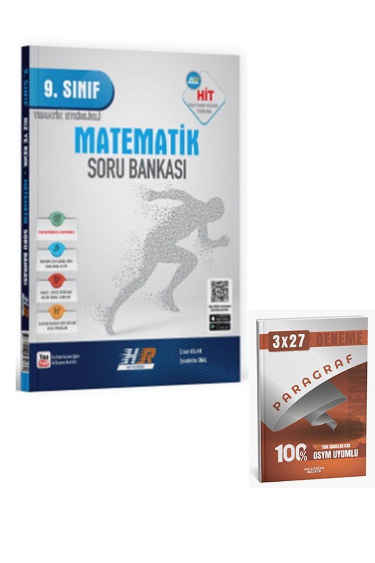 Anla Kazan Yayınları Hız ve Renk 2026 9. Sınıf Matematik HİT Soru Bankası+Anla Kazan Paragraf