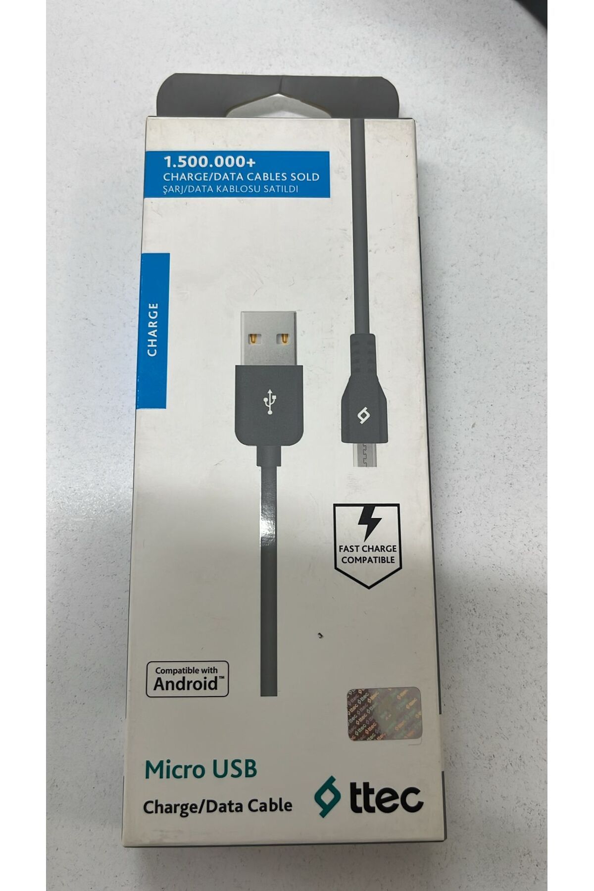 ÇAKIR TTECH MİCRO USB 2.1 ŞARJ/DATA KABLOSU