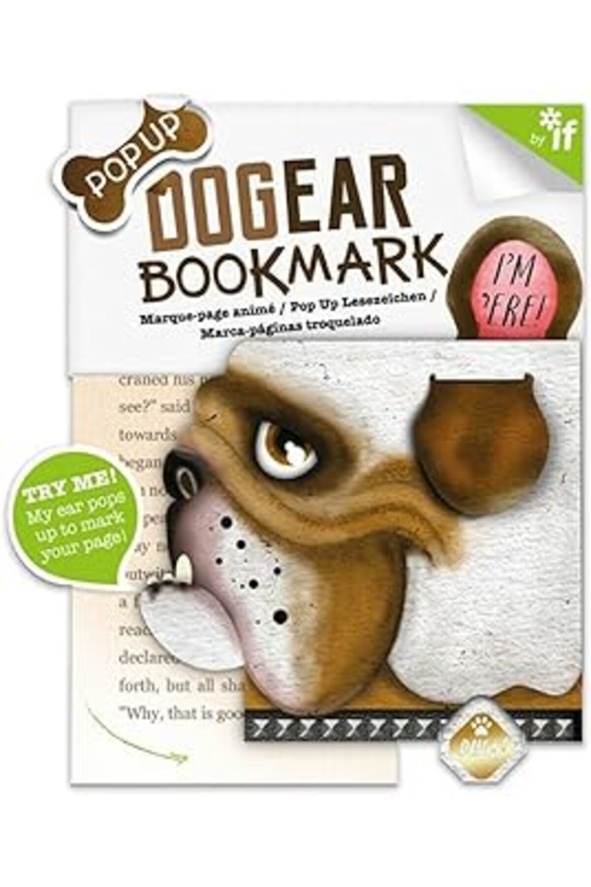Mu Art Ahşap If Dog Ear Kitap Ayracı