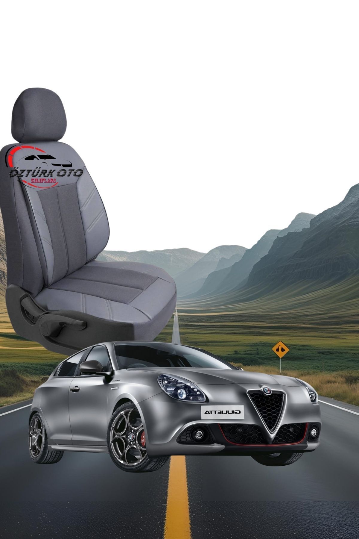 MEVLÜT ÖZTÜRK OTO KILIFLARI Akik Serisi Alfaromeo Giulietta Tam Set Oto Koltuk Kılıfı