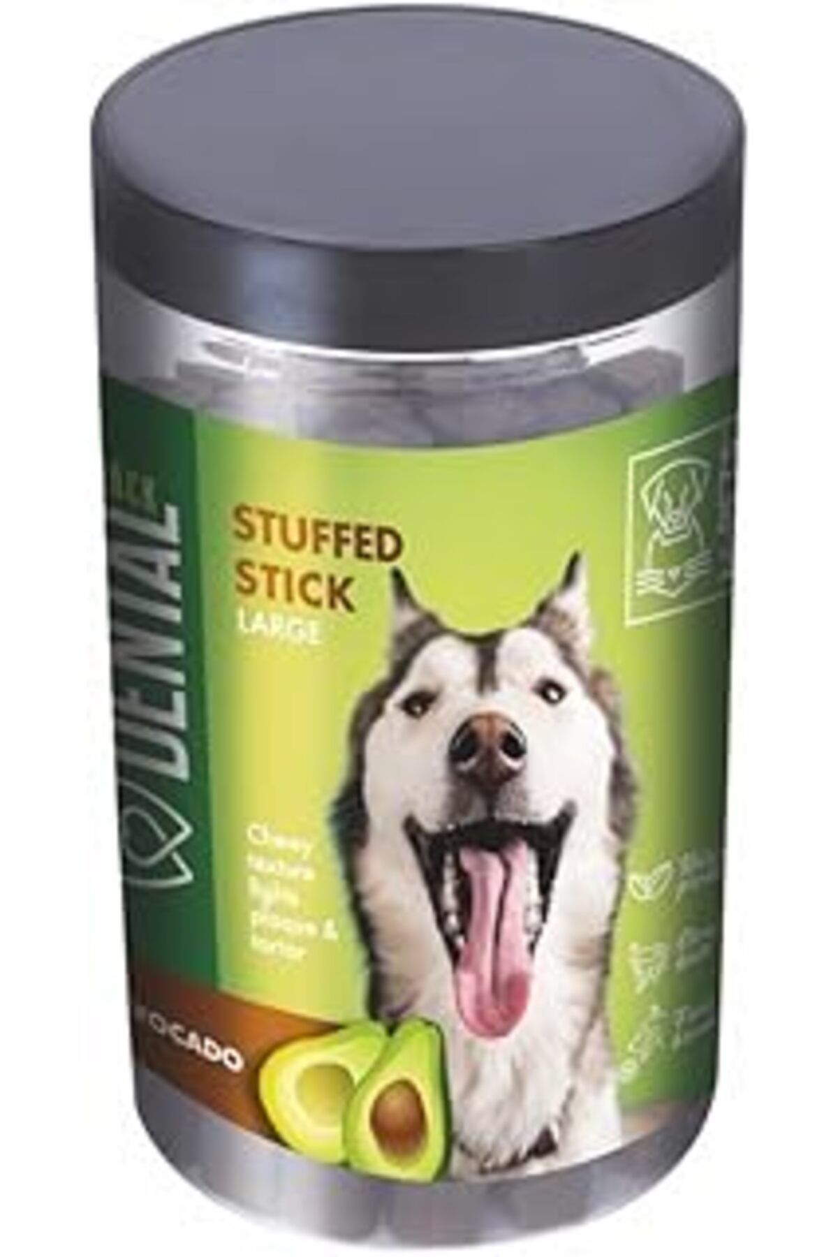 Mu Art Ahşap M-Pets Dental Snack Avocado Stuffed Stick Large Ödül 510 Gr