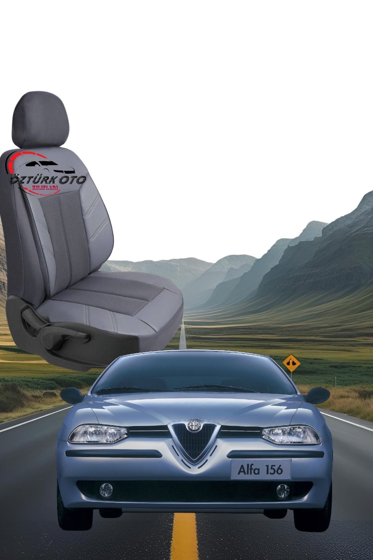 MEVLÜT ÖZTÜRK OTO KILIFLARI Akik Serisi Alfaromeo 156 Tam Set Oto Koltuk Kılıfı