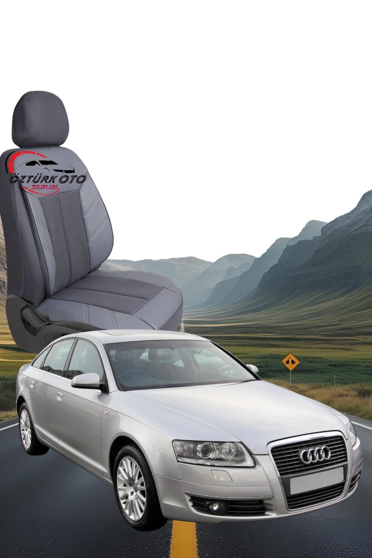 MEVLÜT ÖZTÜRK OTO KILIFLARI Akik Serisi Audi-A6 Tam Set Oto Koltuk Kılıfı