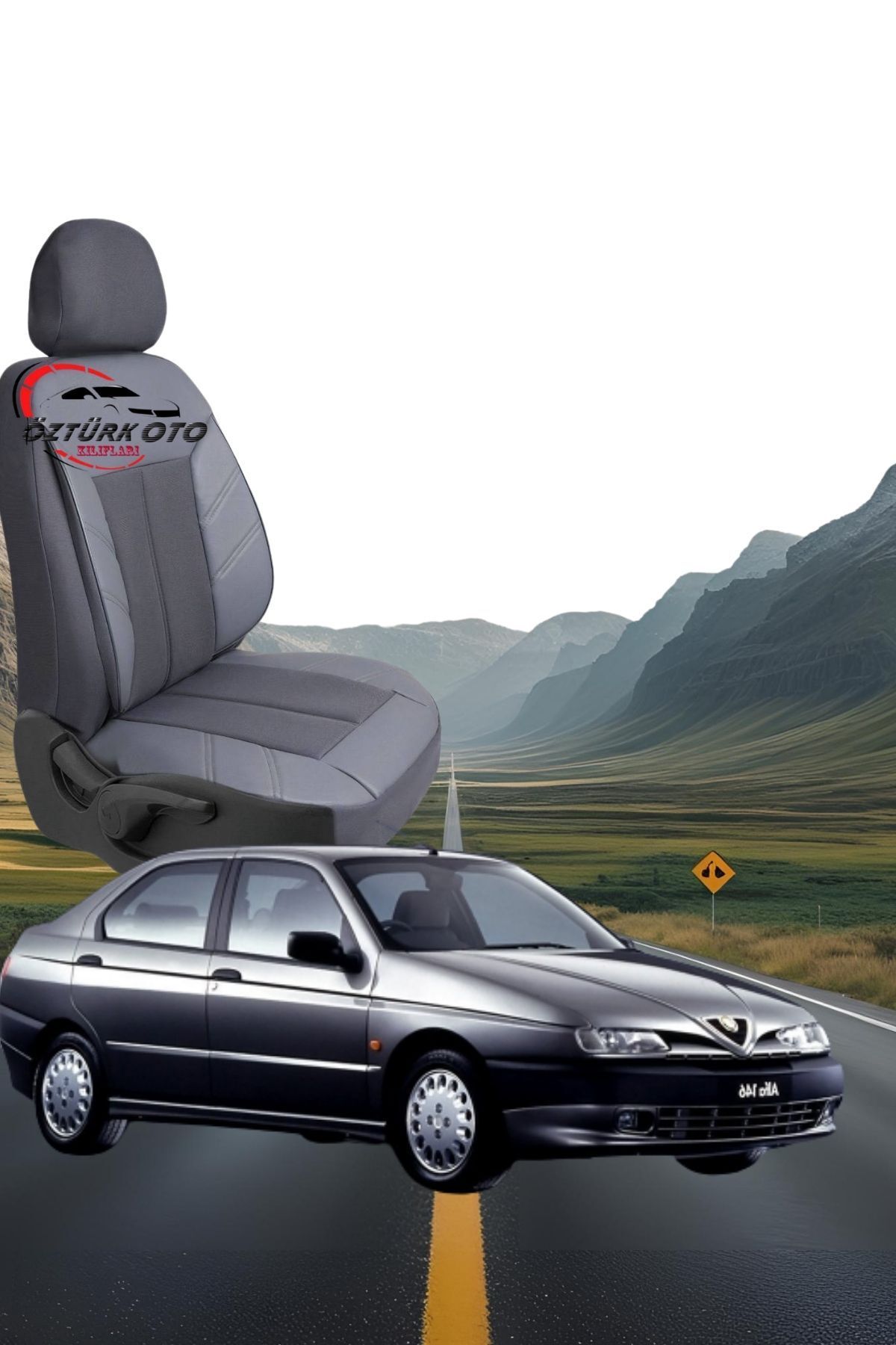 MEVLÜT ÖZTÜRK OTO KILIFLARI Akik Serisi Alfaromeo 146 Tam Set Oto Koltuk Kılıfı
