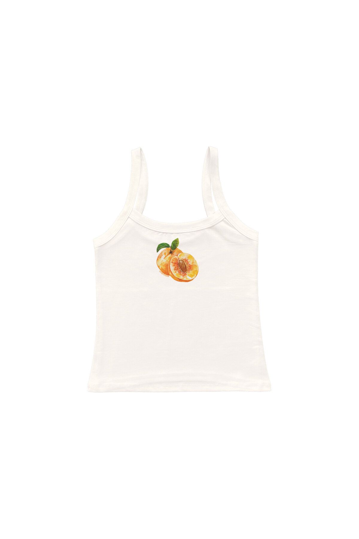 lethestudios Peach Baskılı Askılı Üst