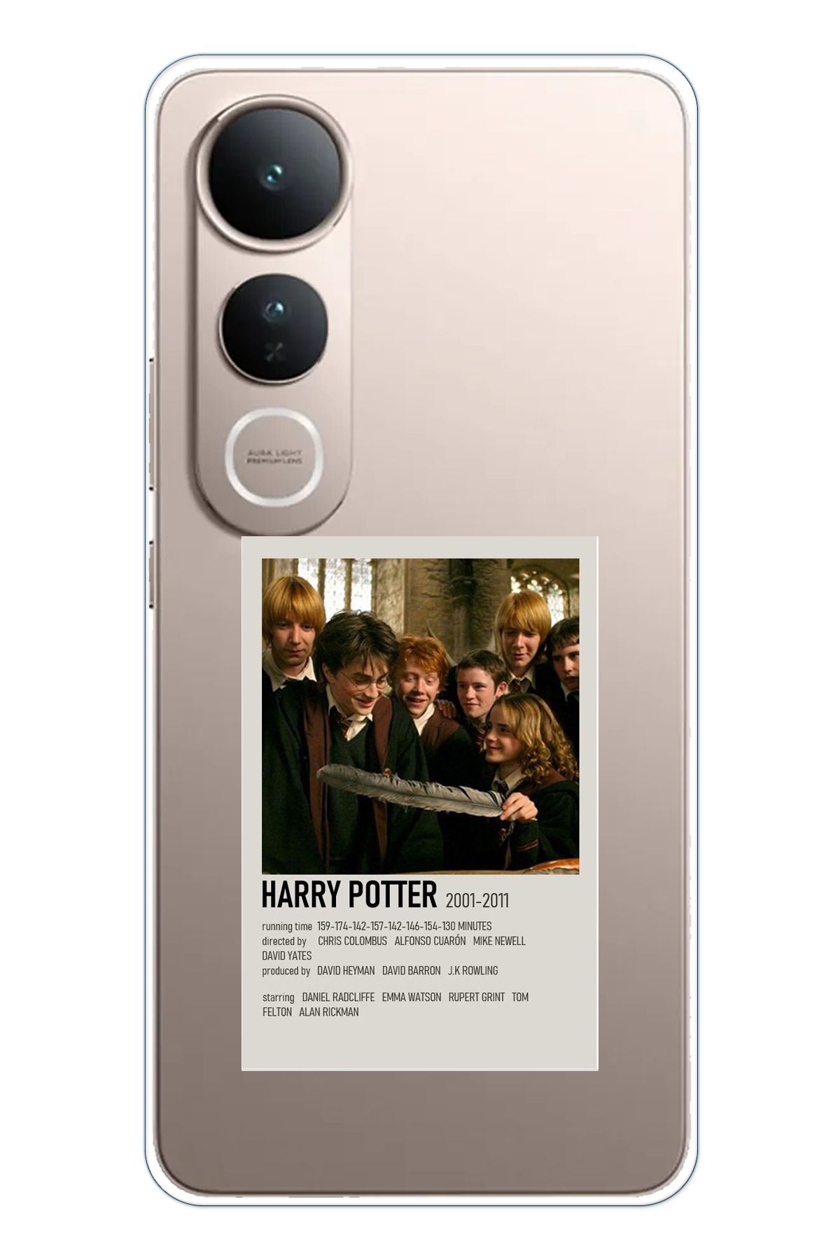 TechTree Vivo V50 Lite Uyumlu Haryy Potter Tasarımlı Şeffaf Silikon Kılıf
