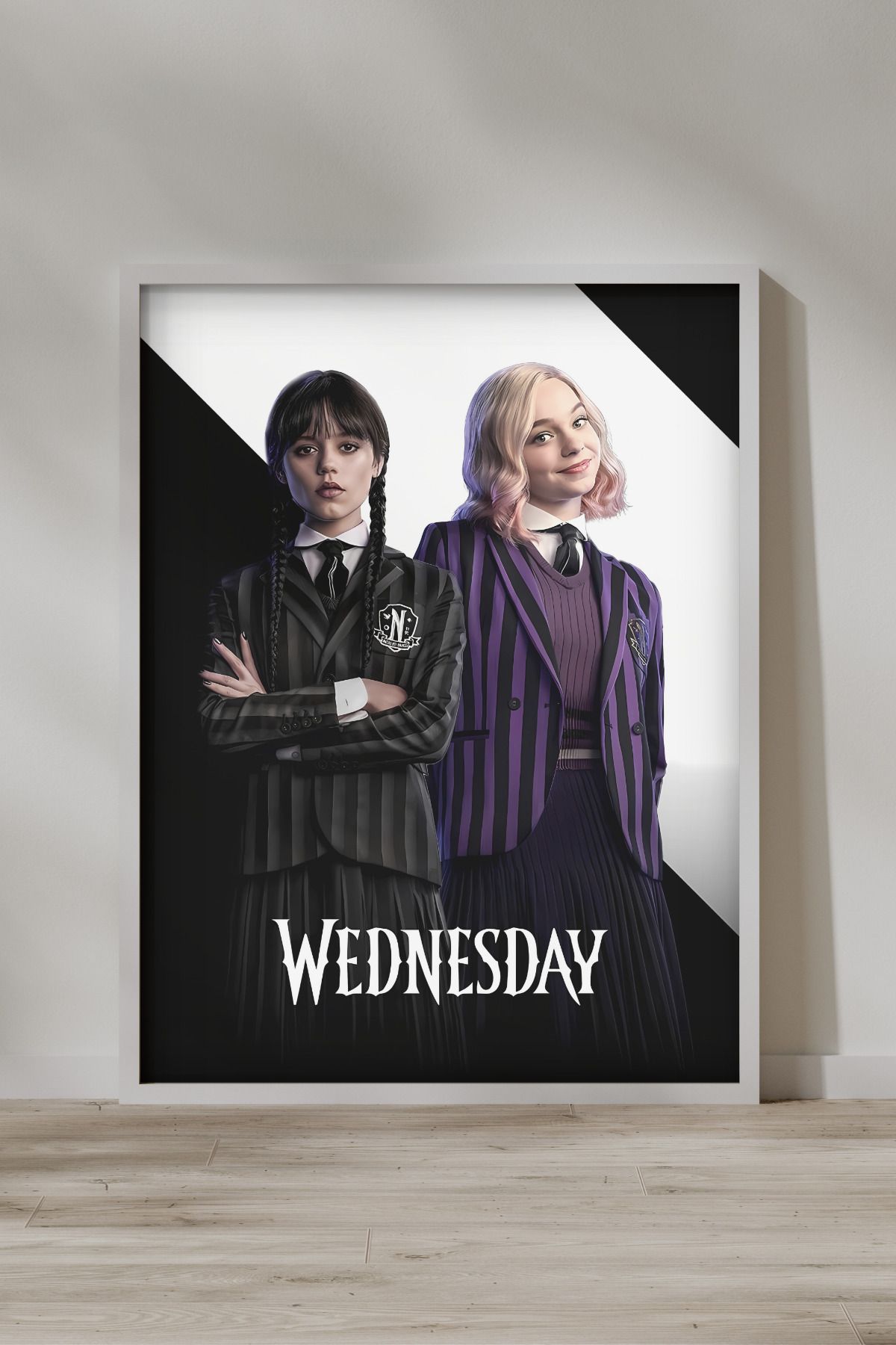 FGHGF Wednesday Seri 004 Çerçevesiz Poster & Duvar Tablosu