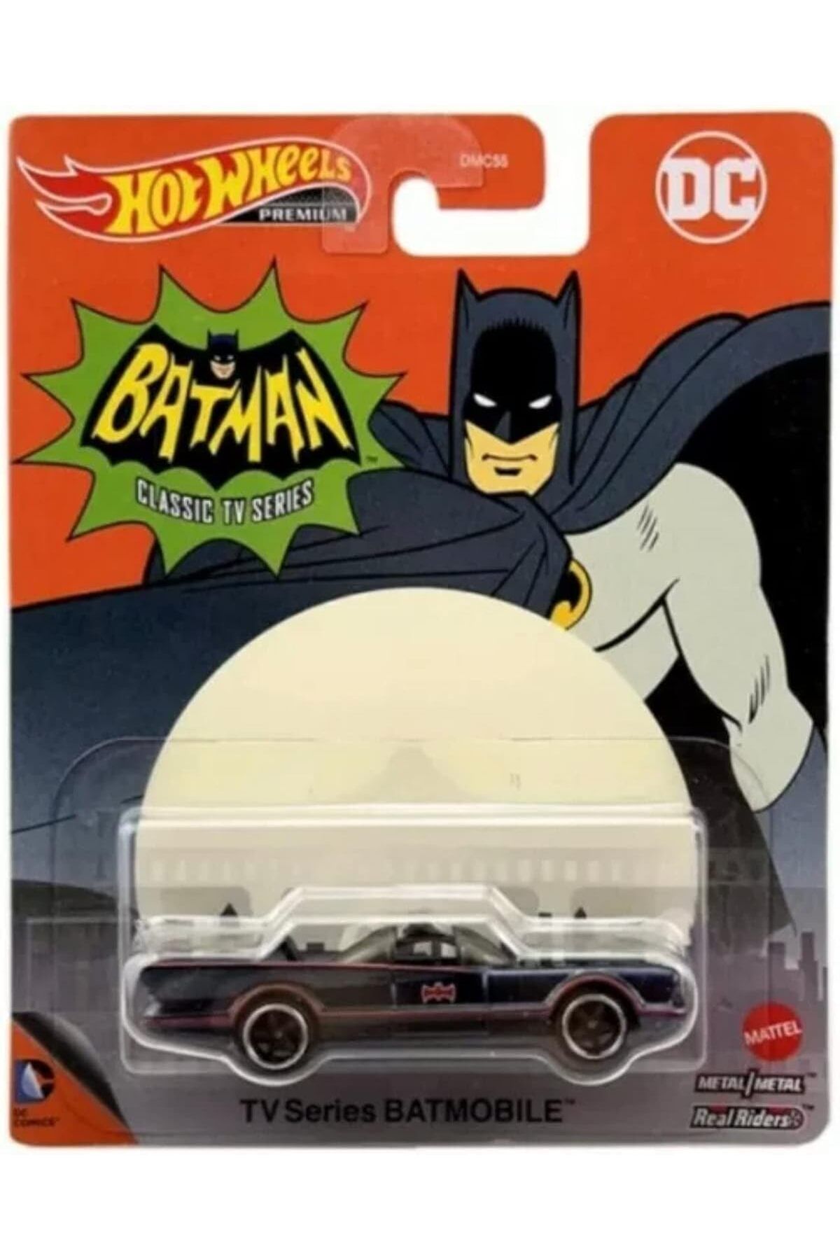 HOT WHEELS Premium DC - Batman Classic TV Series - TV Series BATMOBİLE HCP10