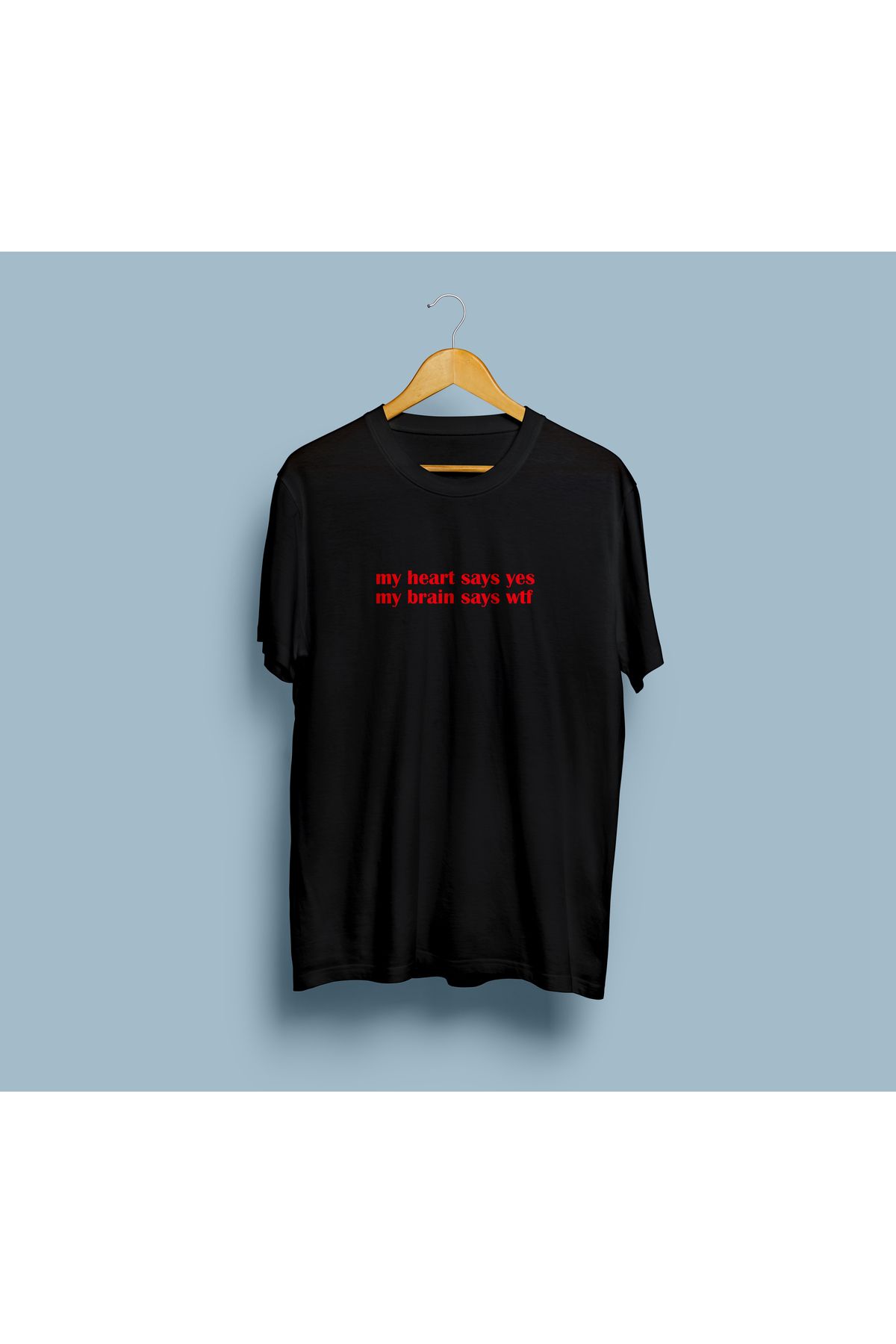 YEACHY Unisex Brain Baskılı T-Shirt