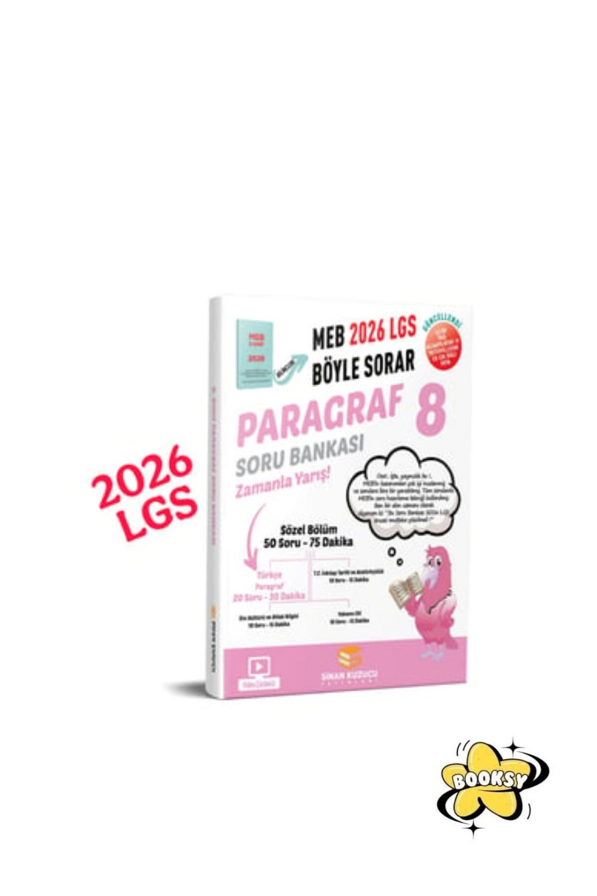 SİNAN KUZUCU YAYINLARI 8. Sınıf 2026 Lgs Meb Böyle Sorar PARAGRAF Soru Bankası Video Çözümlü - BOOKSY