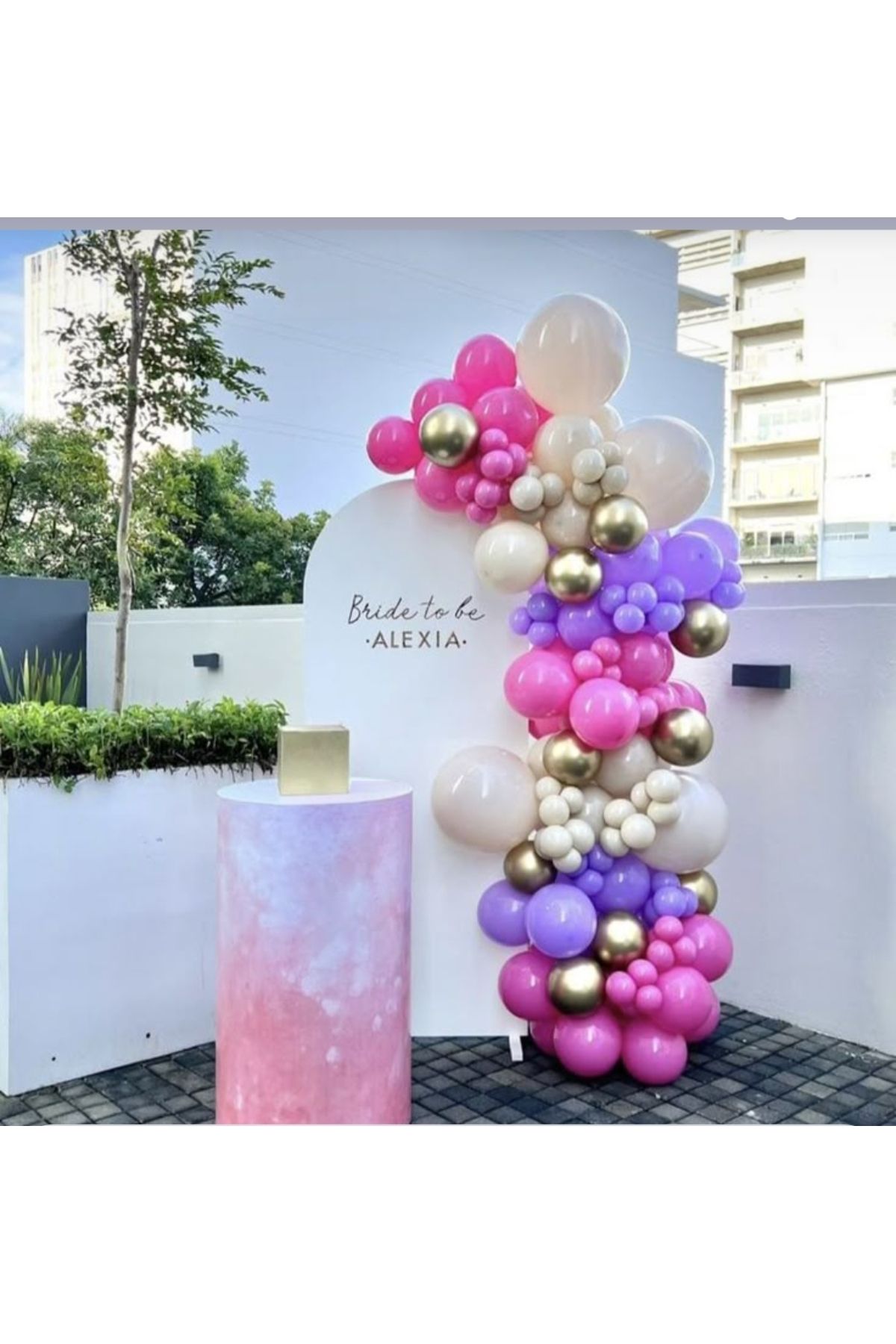 Parti Düşleri Renkli Doğum günü Balon Zincir Seti (100 adet)