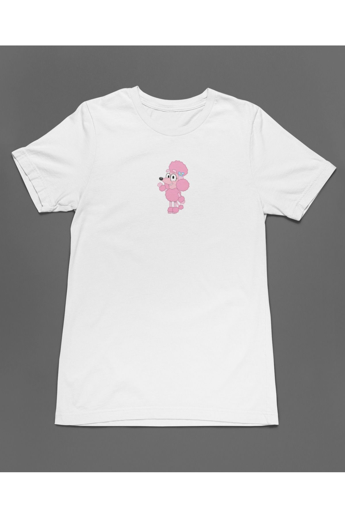 Bumeta Bluey Sevimli Köpek Kardeşler Coco Unisex Tişört T-Shirt