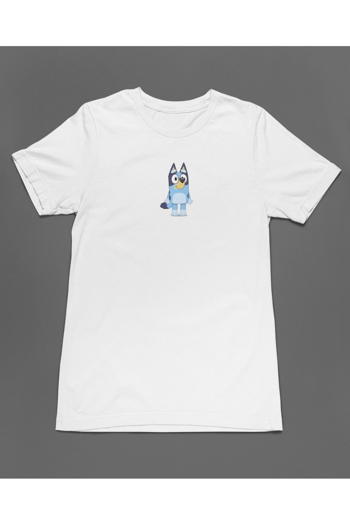 Bumeta Bluey Sevimli Köpek Kardeşler Bluey Unisex Tişört T-Shirt