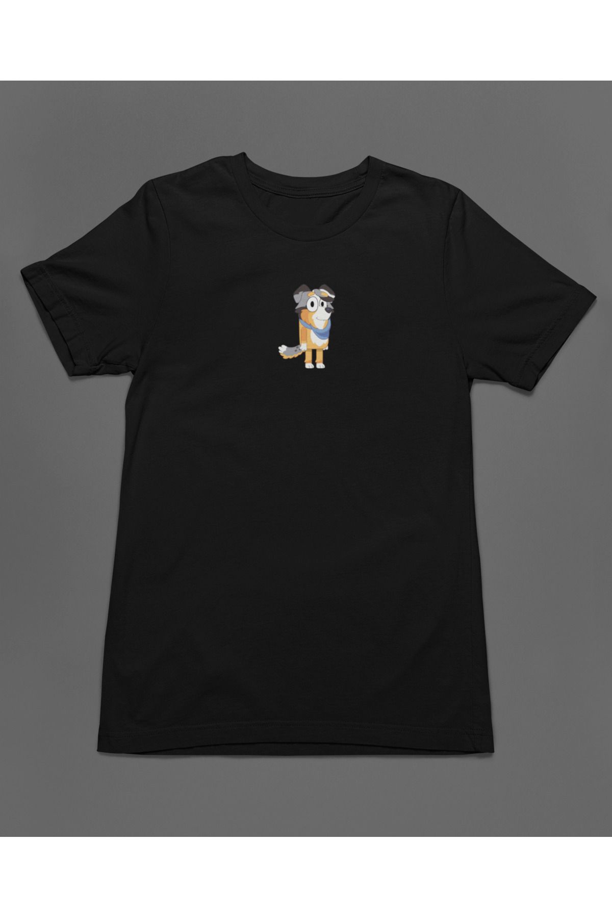 Bumeta Bluey Sevimli Köpek Kardeşler Frisky Unisex Tişört T-Shirt
