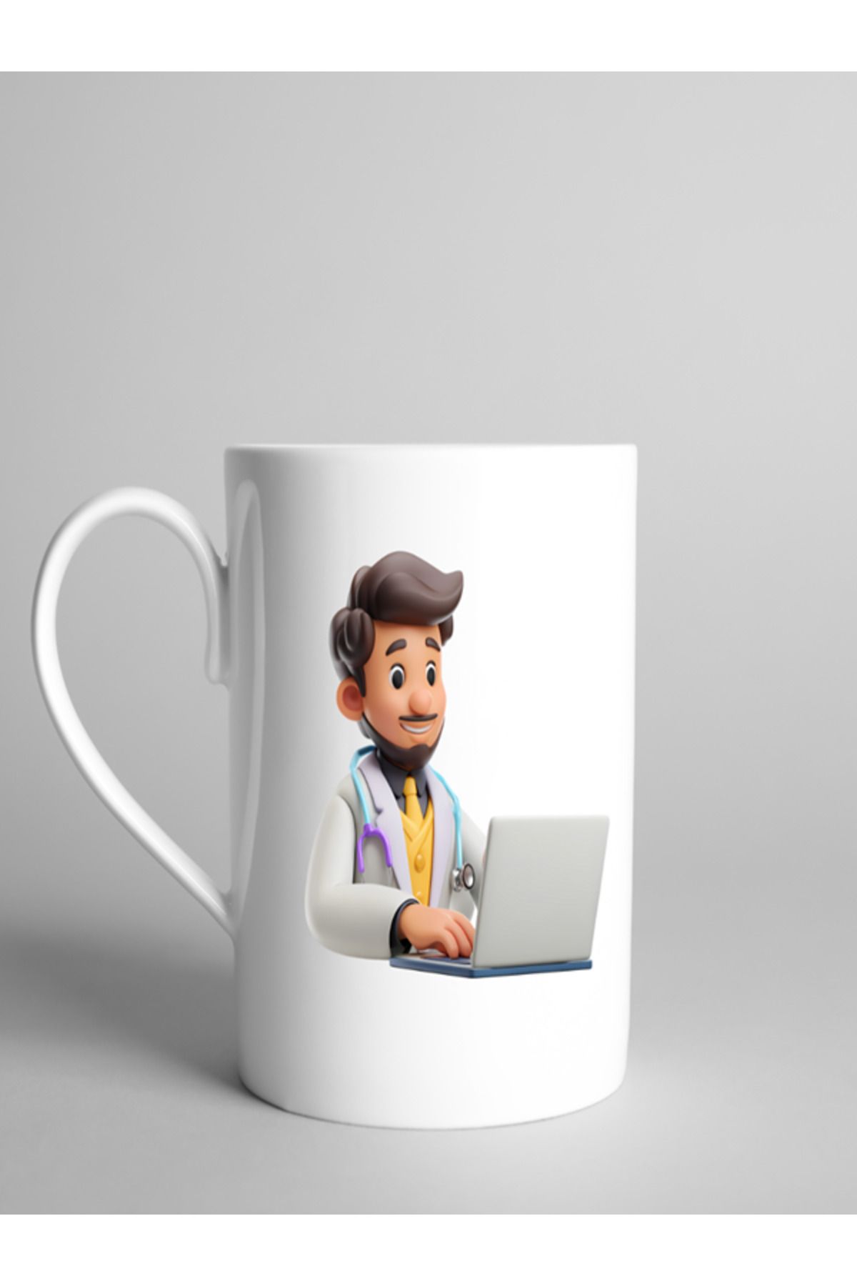 BERFA STORE Doktora Hediyelik Karikatürlü Kupa Bardak