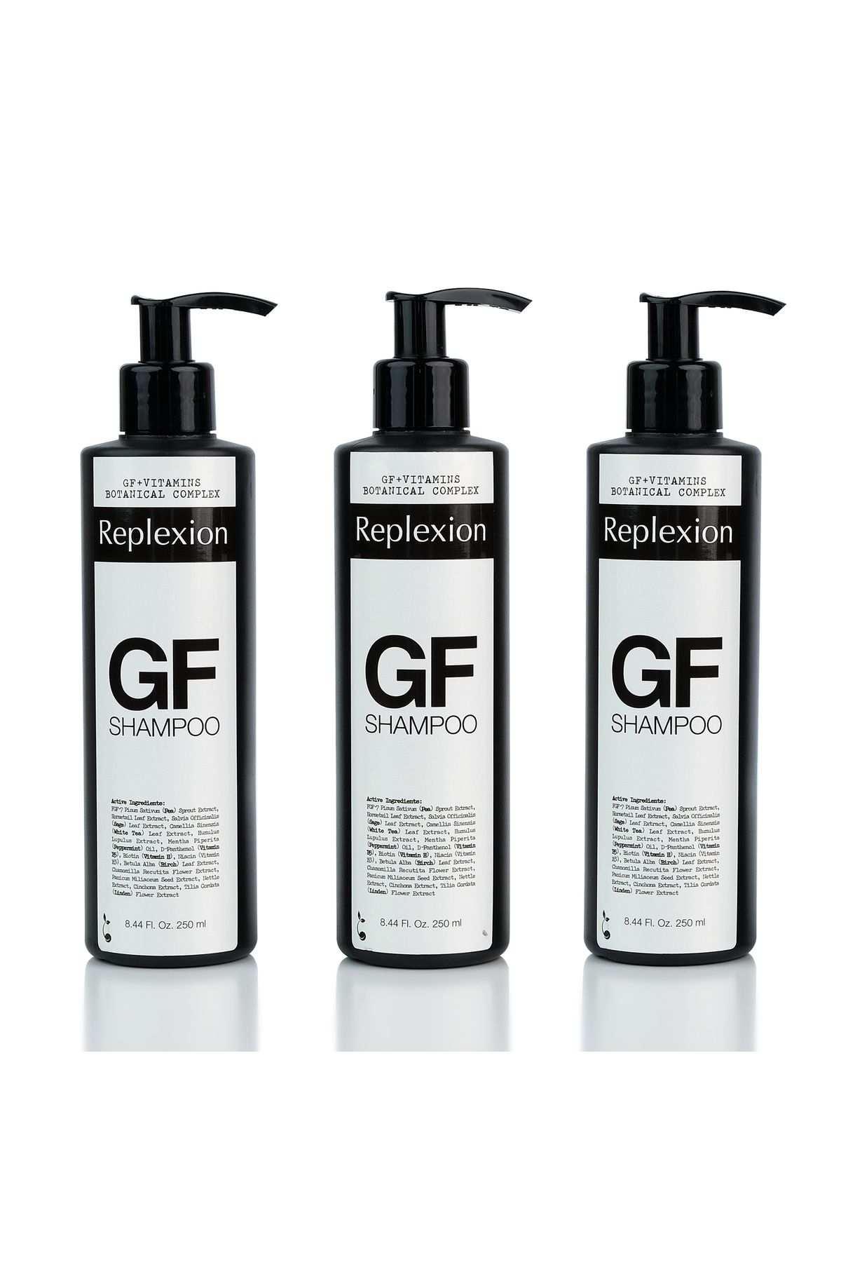 Replexion-Gf Shampoo 250ml. X 3 Pieces: 750ml. 1