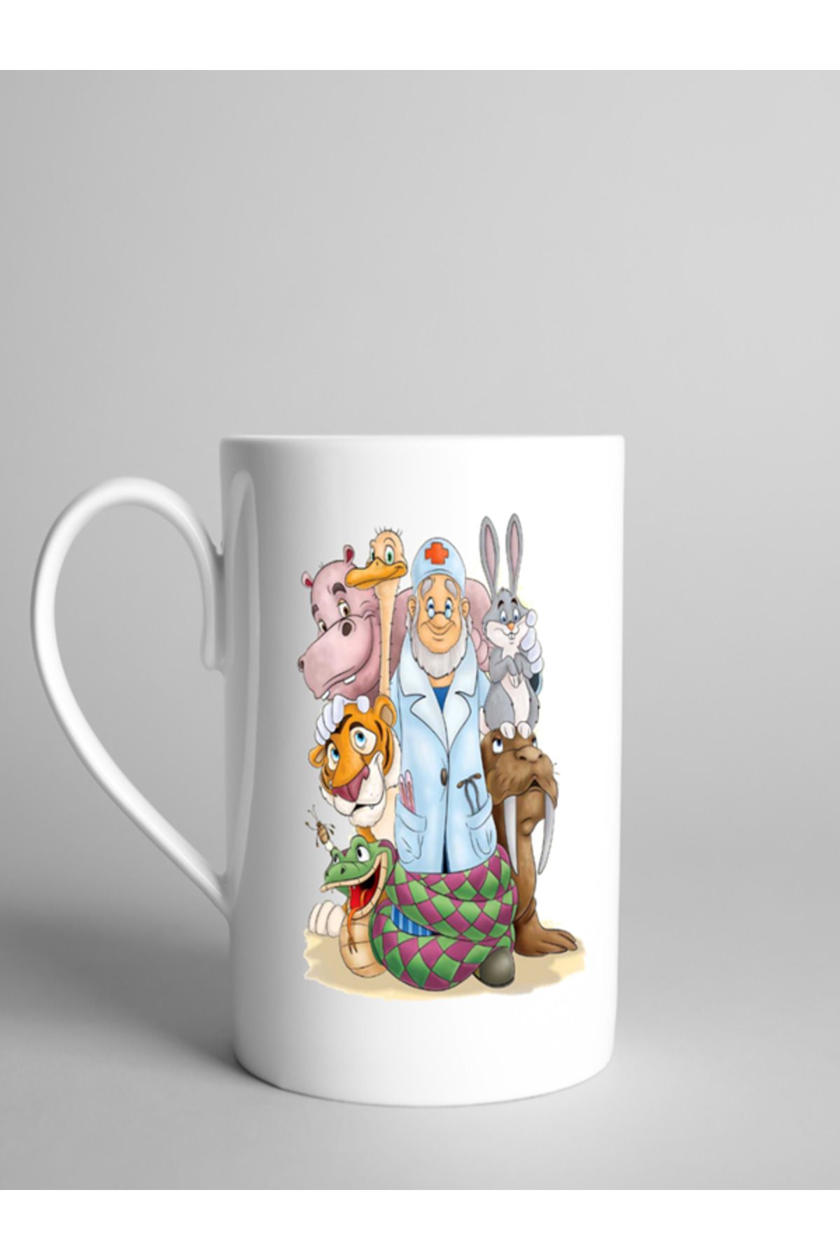 BERFA STORE Veteriner Karikatürlü Hediyelik Kupa Bardak