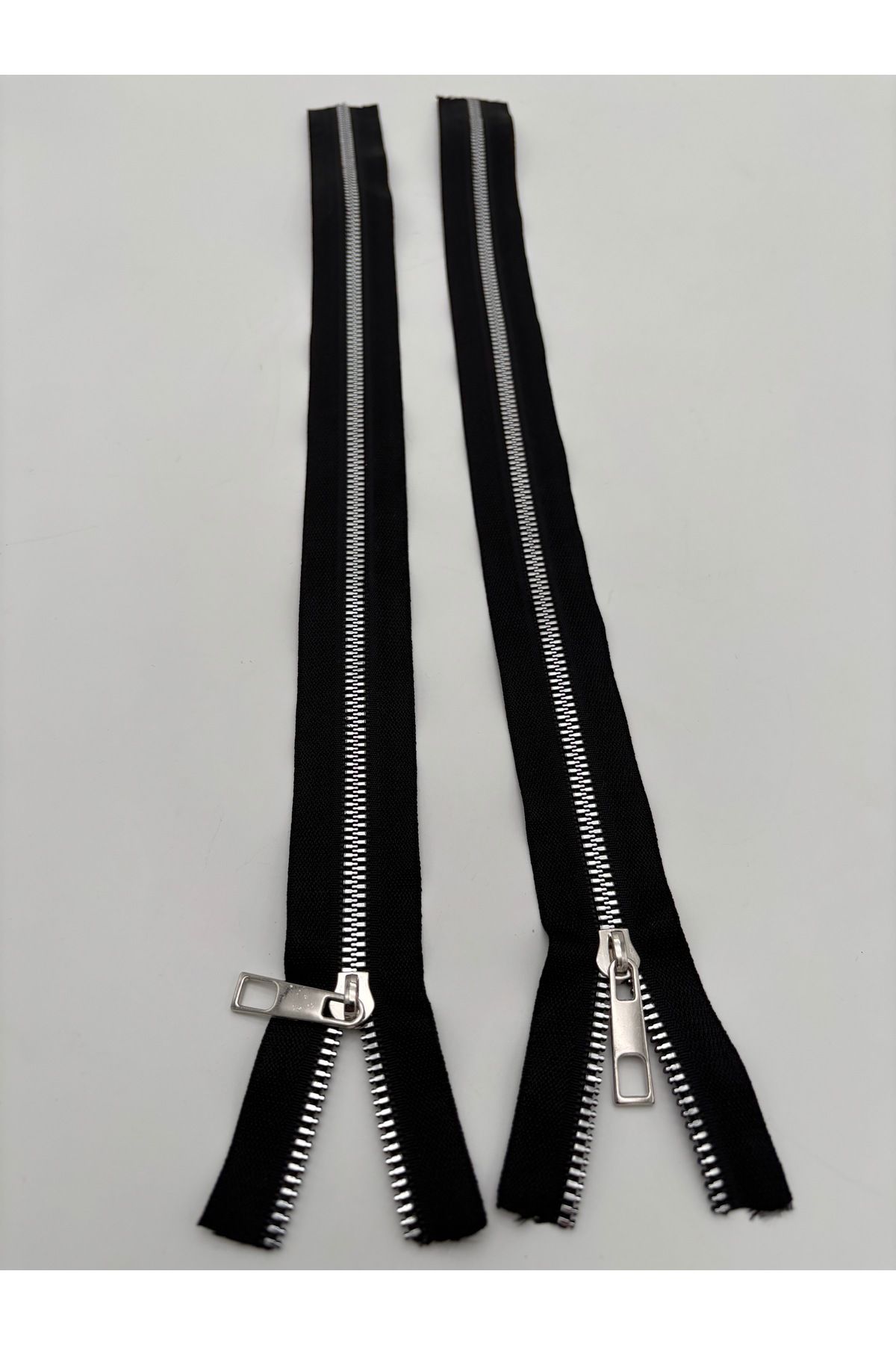 kumasfabrik (45 cm) 2 Adet Fermuar/Çanta Fermuarı/Çanta Aksesuar/Siyah