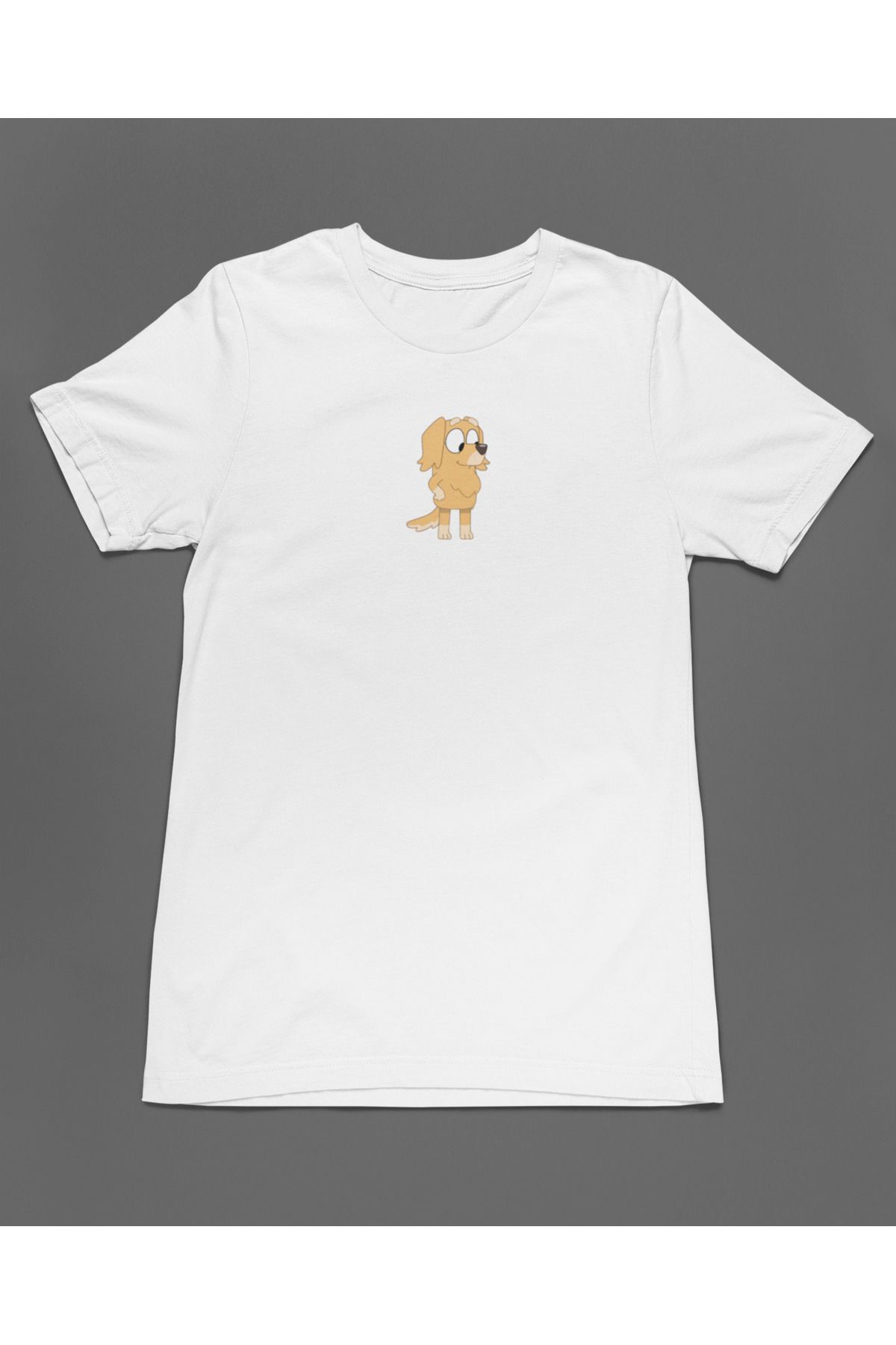 Bumeta Bluey Sevimli Köpek Kardeşler Honey Unisex Tişört T-Shirt