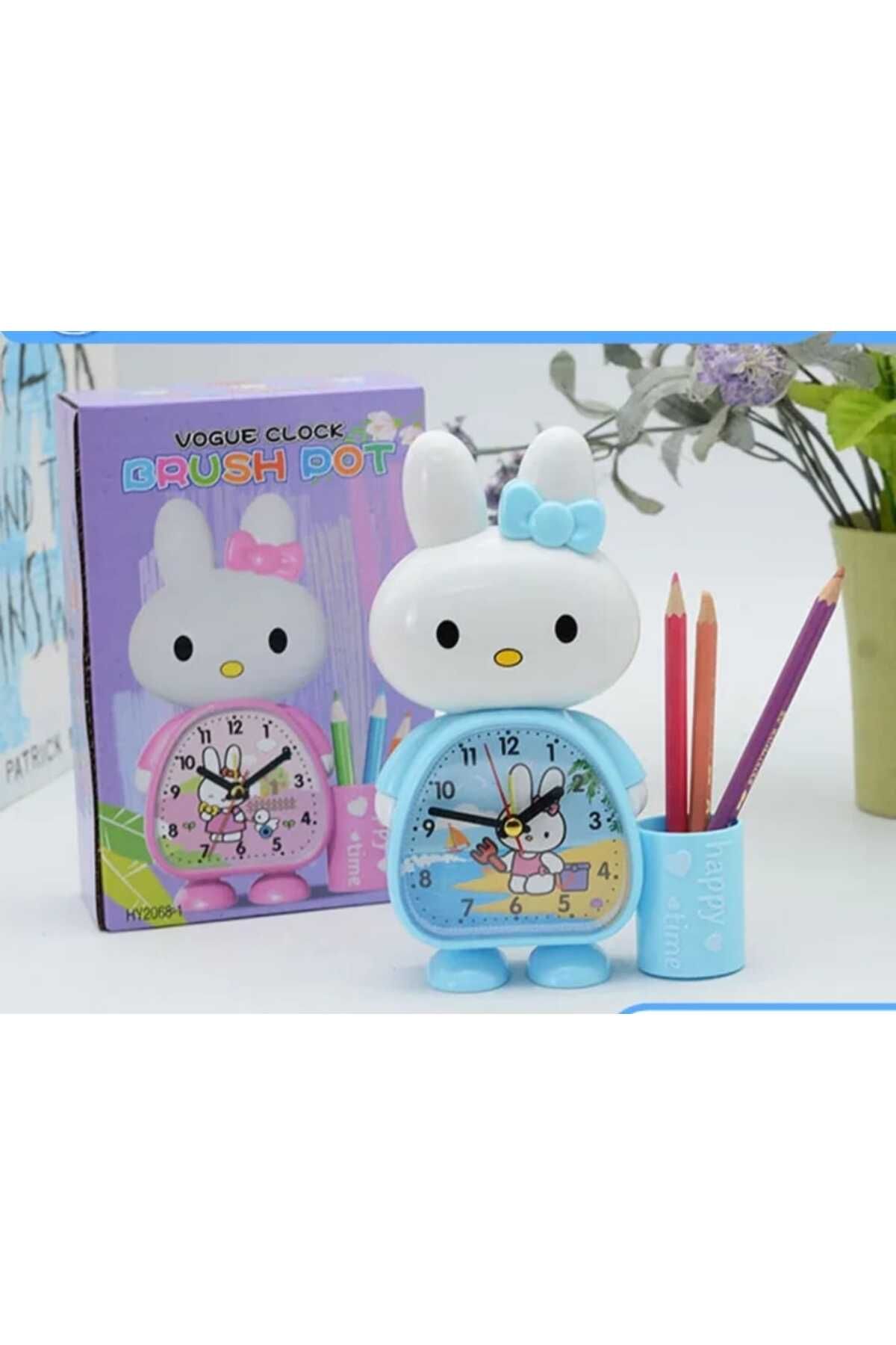 MRShopping MR Kalem Tutucu ile Sevimli Hello Kitty Çalar Saat