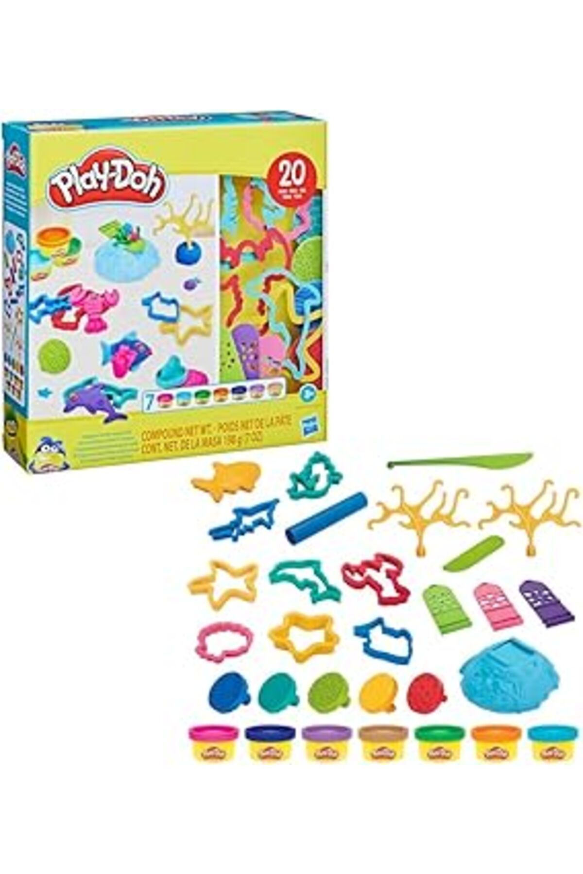 Mu Art Ahşap Play-Doh Imagine Underwater Set