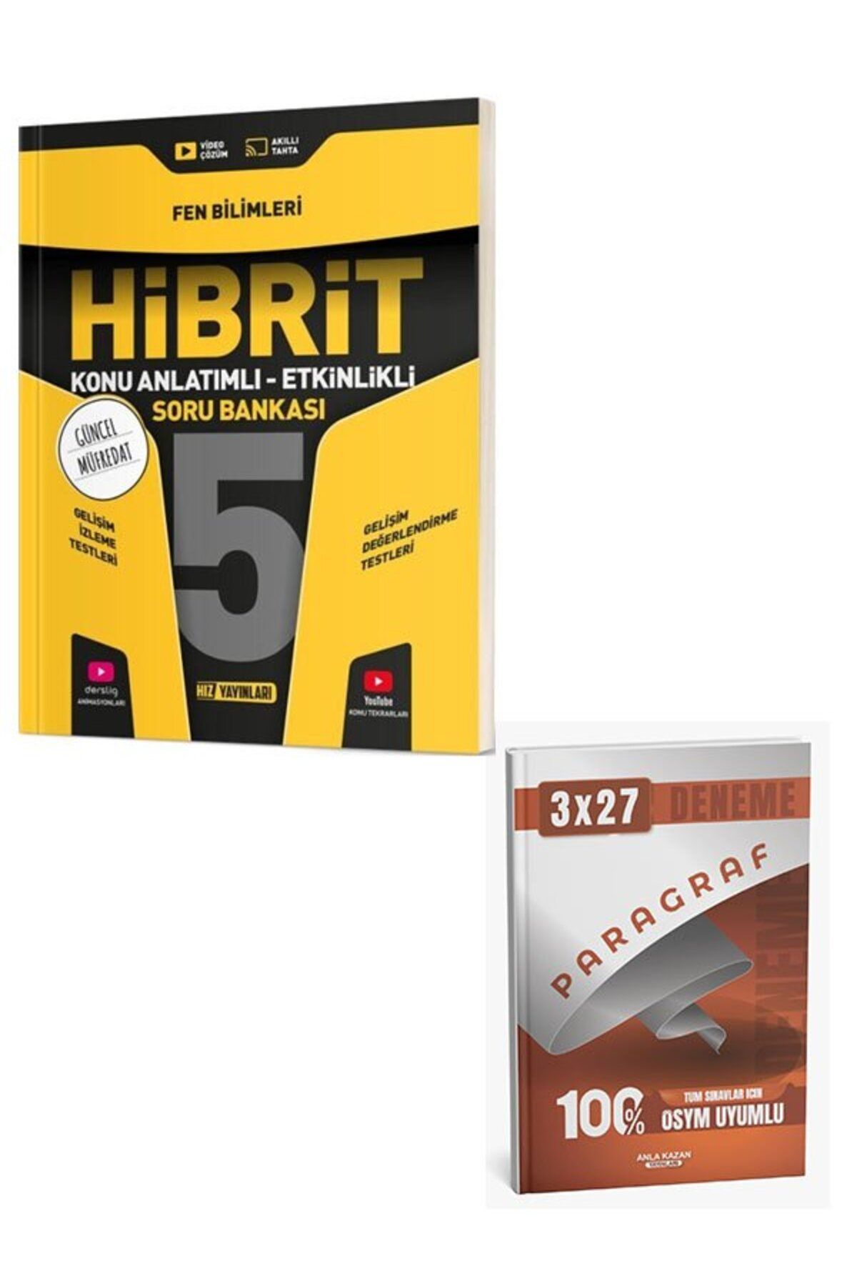 Anla Kazan Yayınları Hız 2026 5. Sınıf Fen Bilimleri HİBRİT Konu Anlatımlı Etkinlikli Soru Bankası+Anla Kazan Paragraf