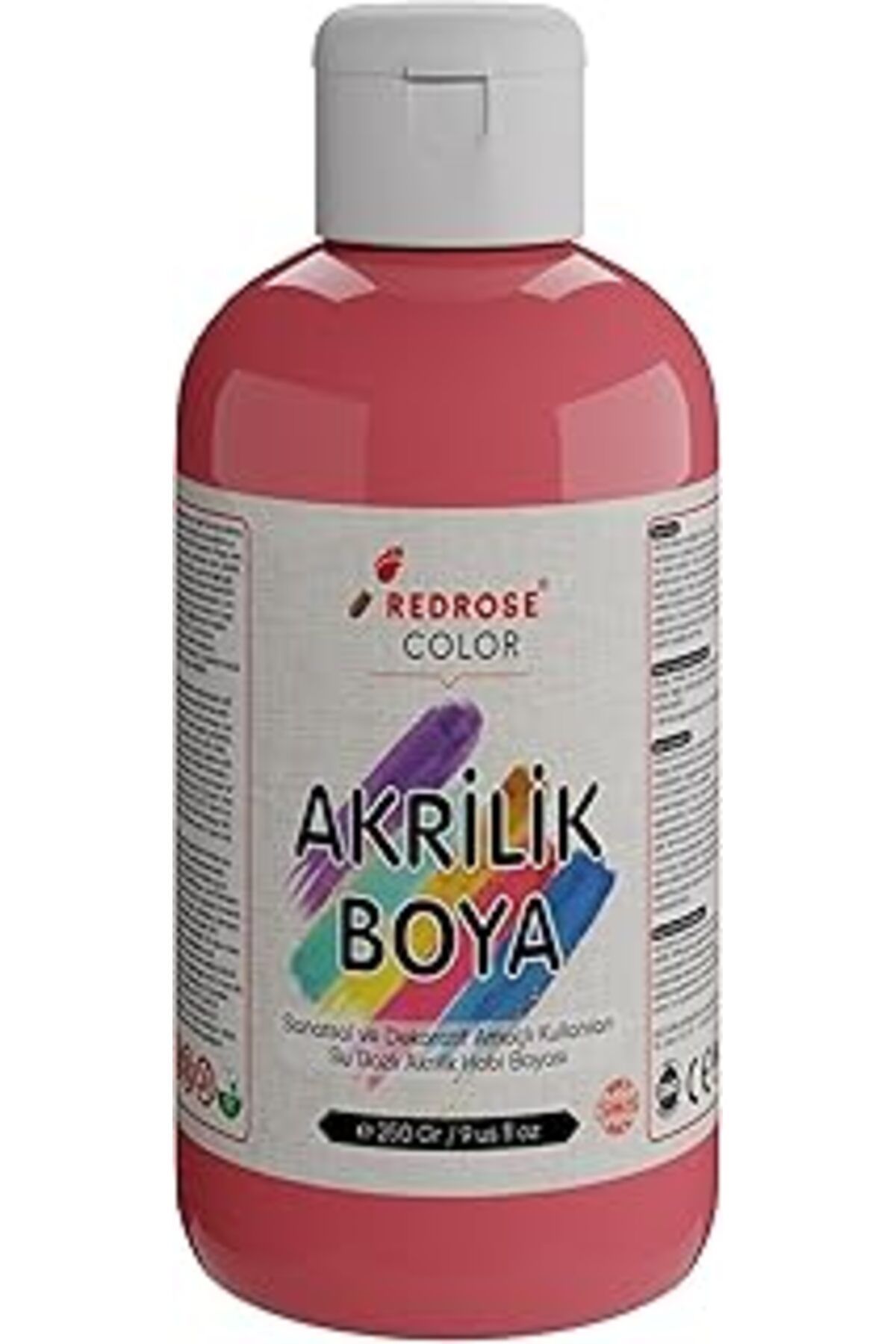 Mu Art Ahşap Red Rose Pembe Akrilik Boya 250 Gr