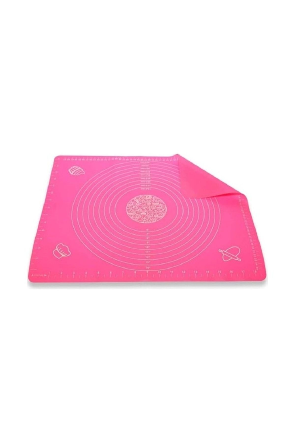 Bay Home Hamur Matı Silikon 45x64 Büyük Boy (Pembe Renk)