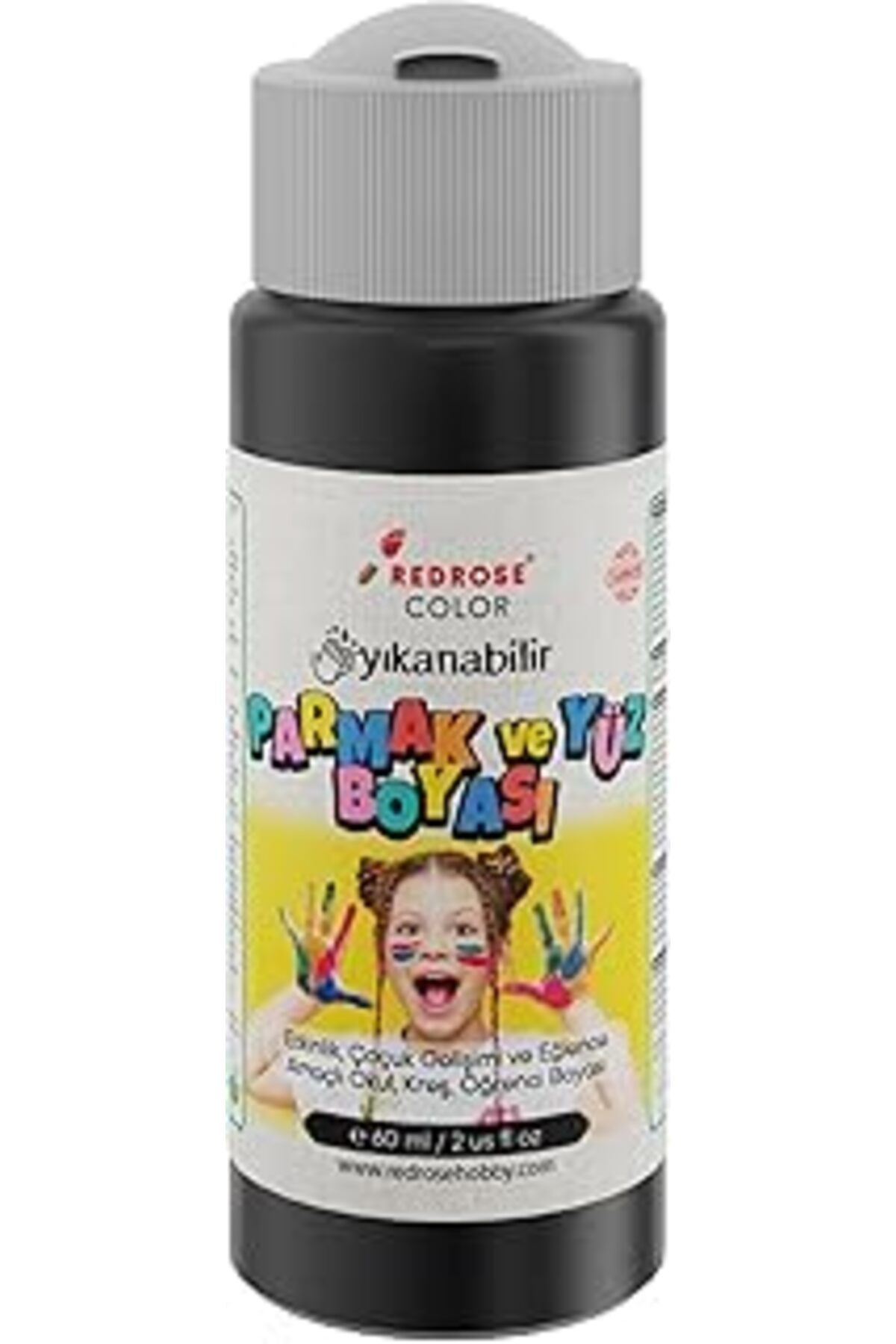Mu Art Ahşap Red Rose Siyah Parmak Boyası 60 Ml