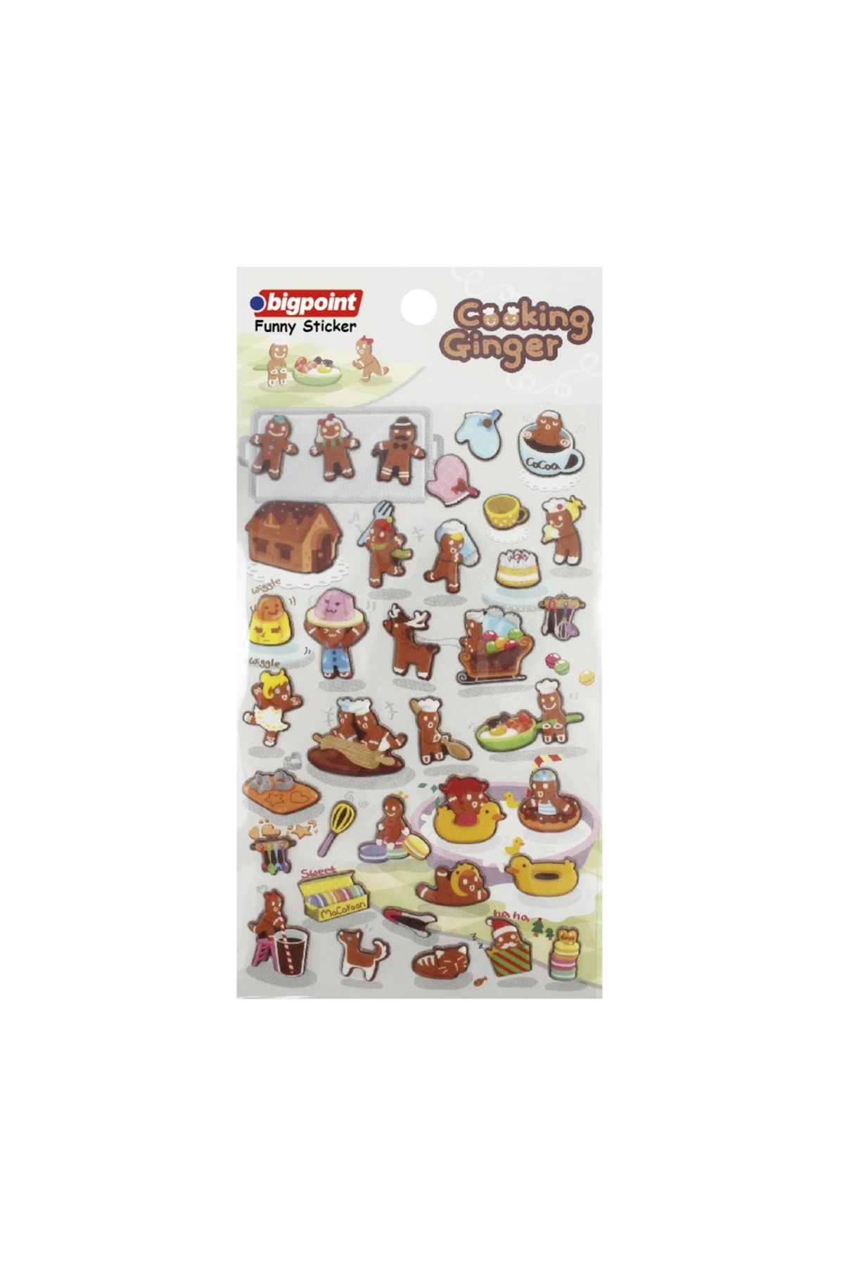 Bigpoint Sticker Zencefilli Kurabiye 15'li Paket