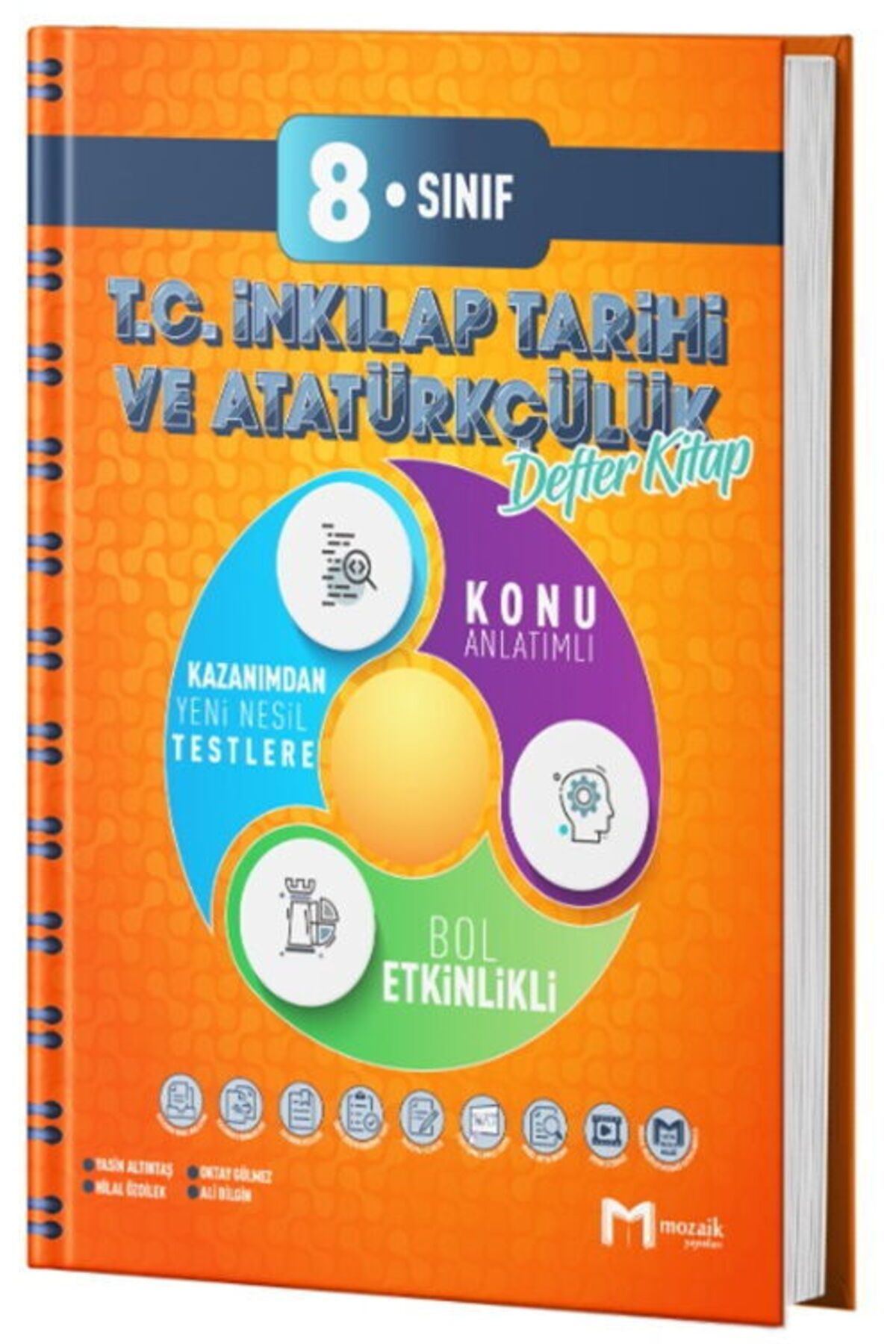 Mozaik Yayınları Mozaik Yayınları 8. Sınıf T.C. İnkılap Tarihi ve Atatürkçülük Defter Kitap