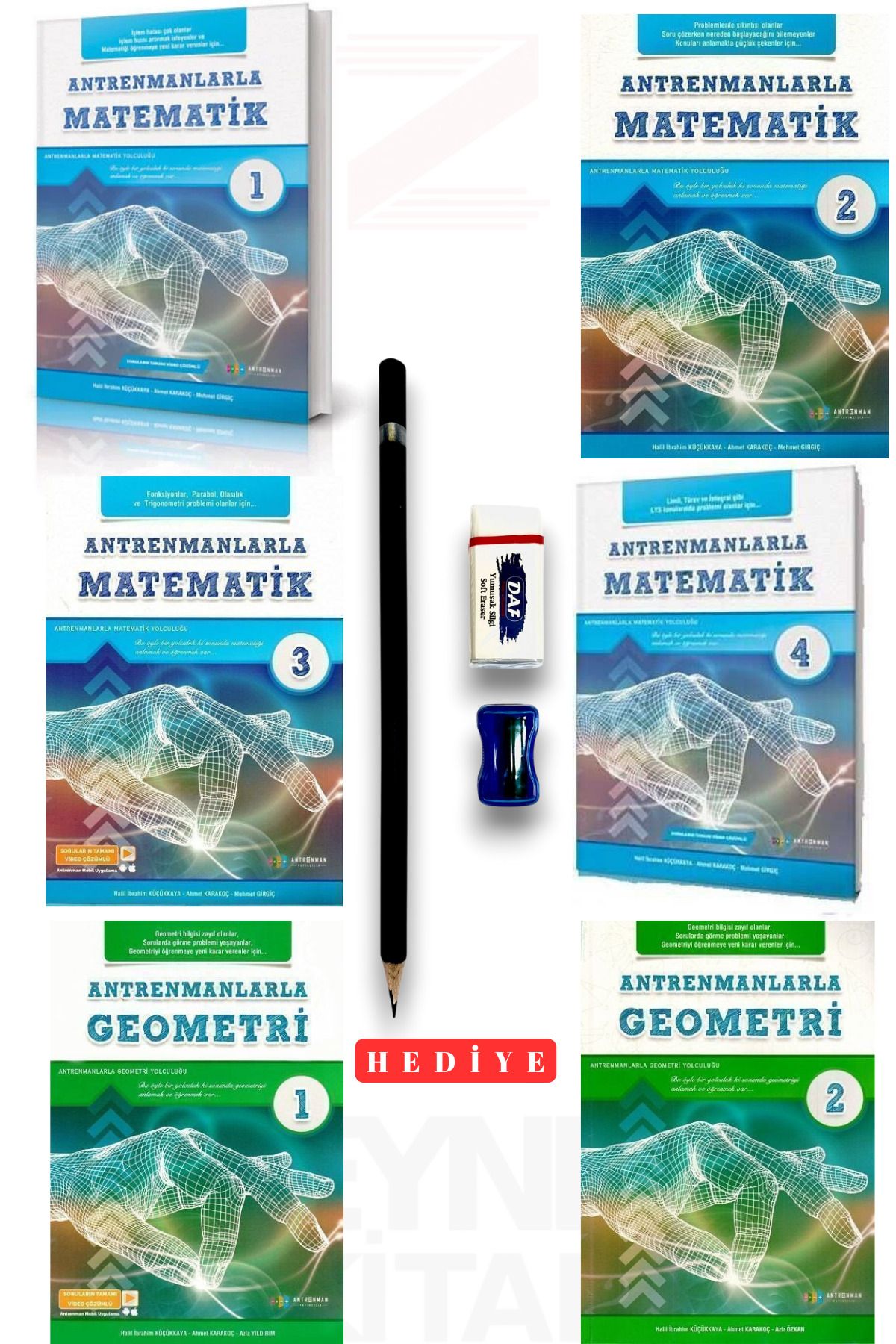 Antrenman Yayıncılık Antrenmanlarla Matematik 1-2-3-4 ve Antrenmanlarla Geometri 1 ve 2 (Sınav Seti Hediye)