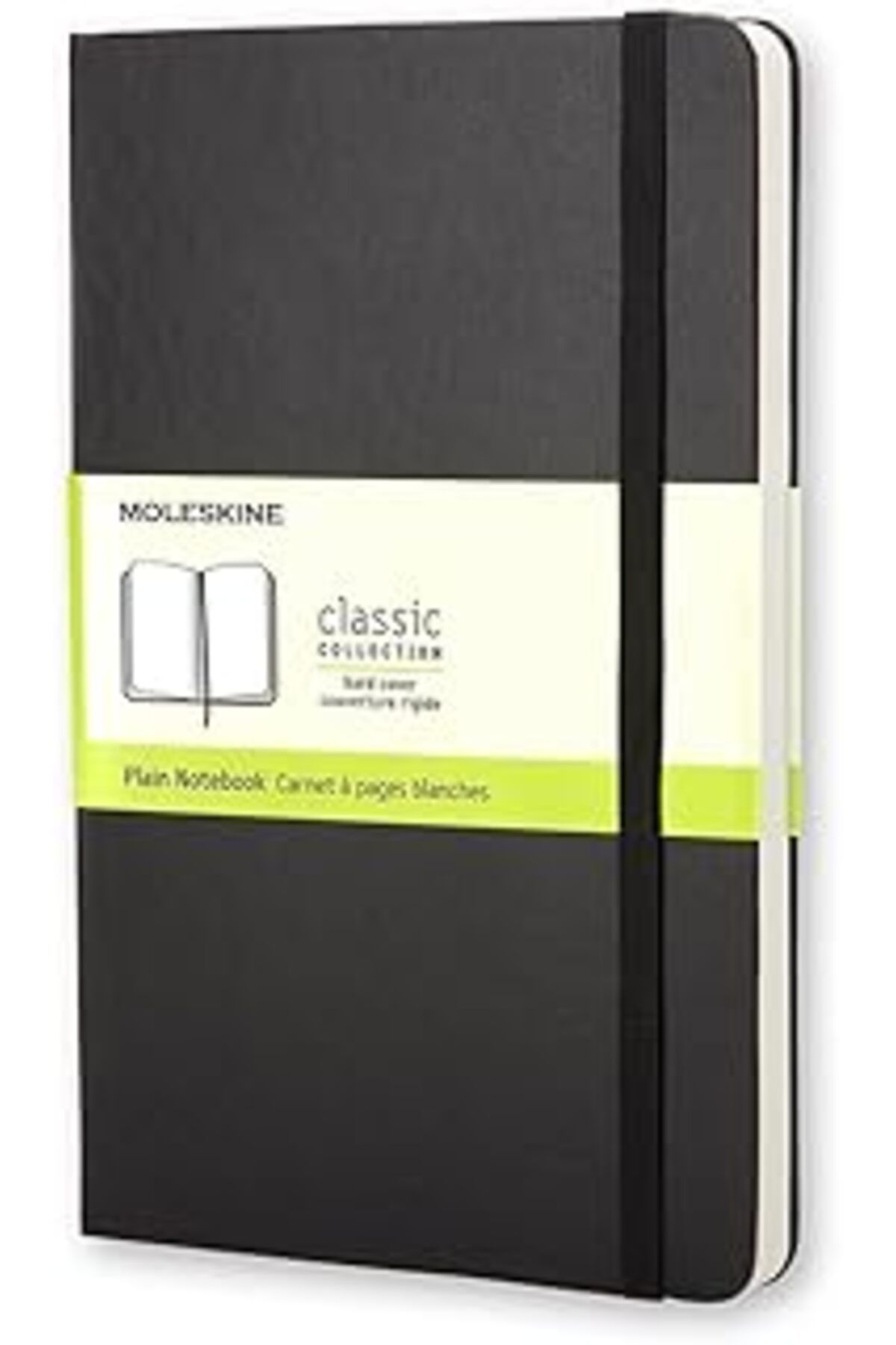 NETWORK ART-Moleskine. Plain Notebook: Pocket Size. Blank. With Folding Pocket for Notes. Elastic Band Closure 1