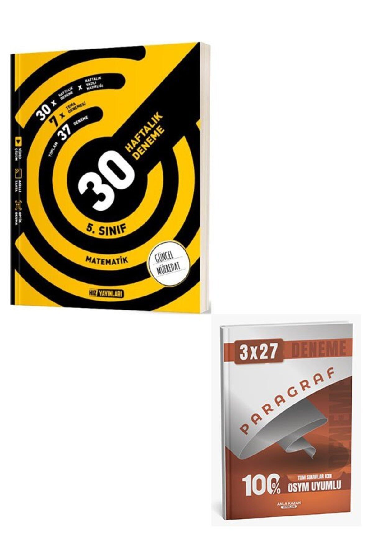 Anla Kazan Yayınları Hız 2026 5. Sınıf Matematik 30 Haftalık Deneme+Anla Kazan Paragraf