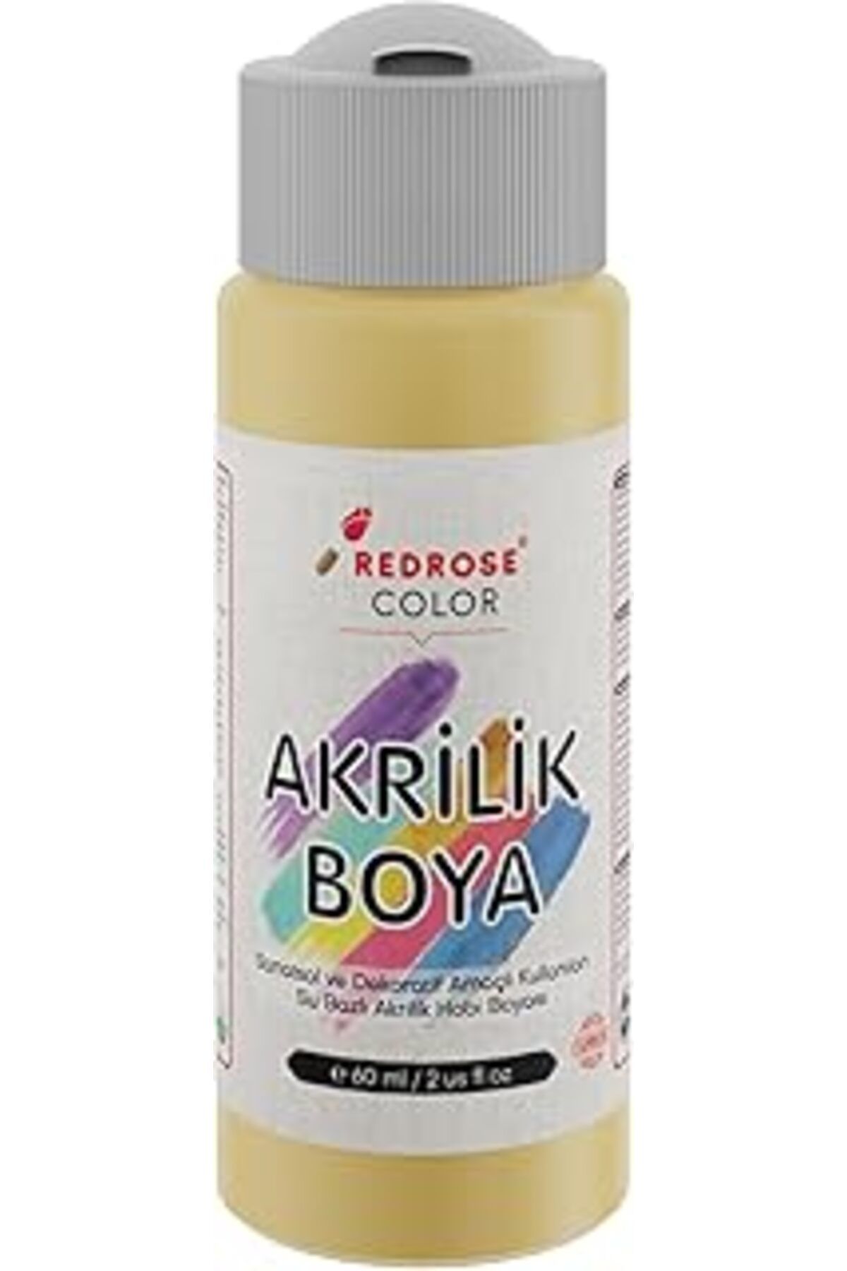 Qedii Red Rose Hardal Akrilik Boya 60 Ml