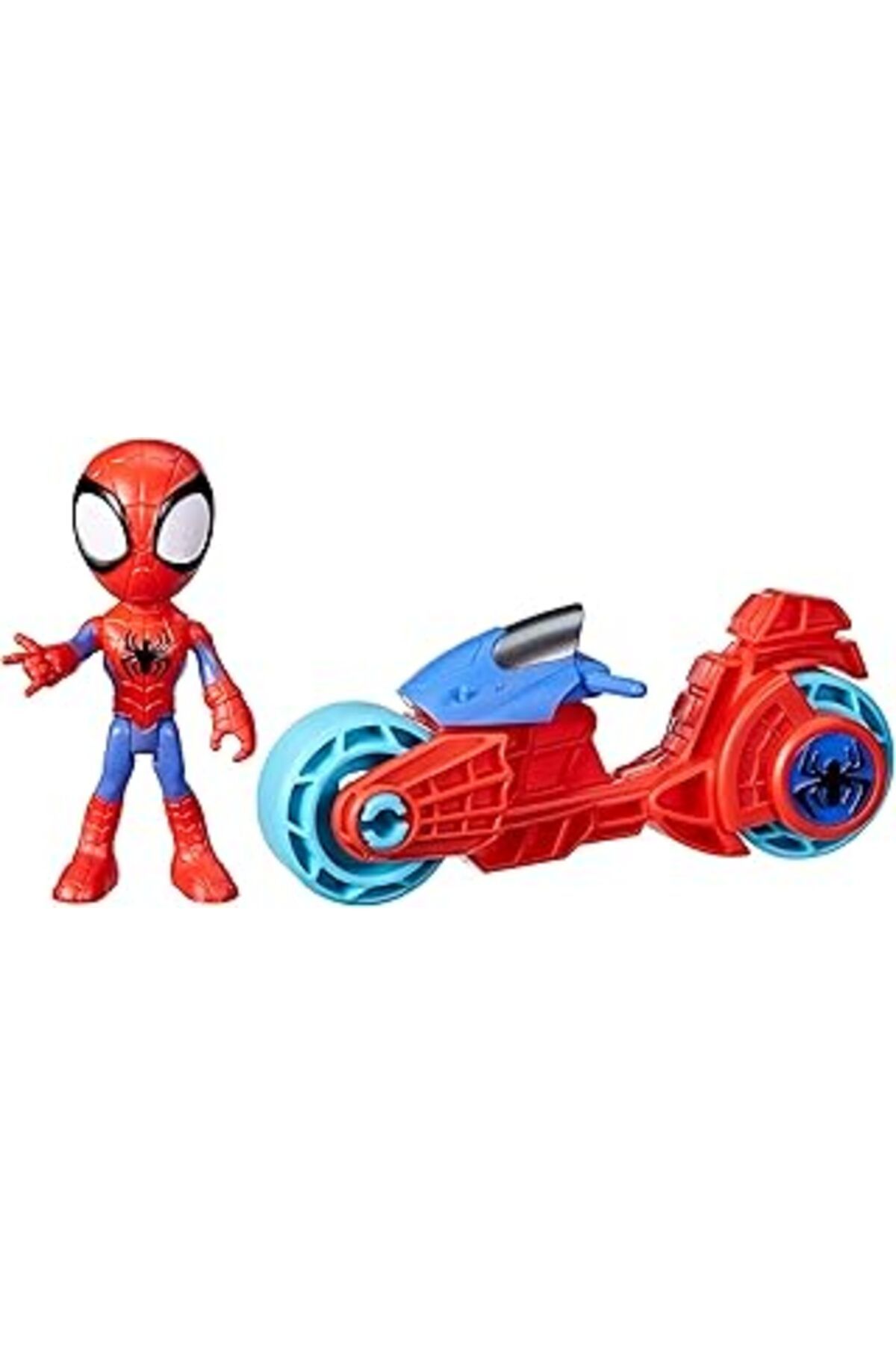 Mu Art Ahşap Marvel Spidey And His Amazing Friends, Spidey Ve Motosikleti