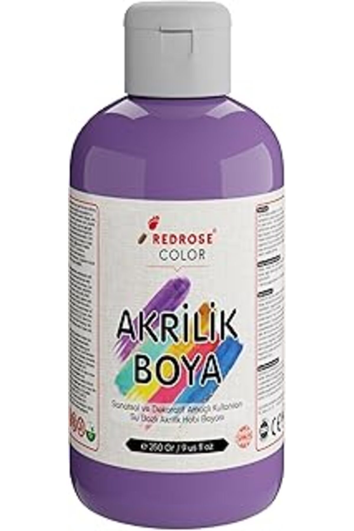 Mu Art Ahşap Red Rose Lila Akrilik Boya 250 Gr
