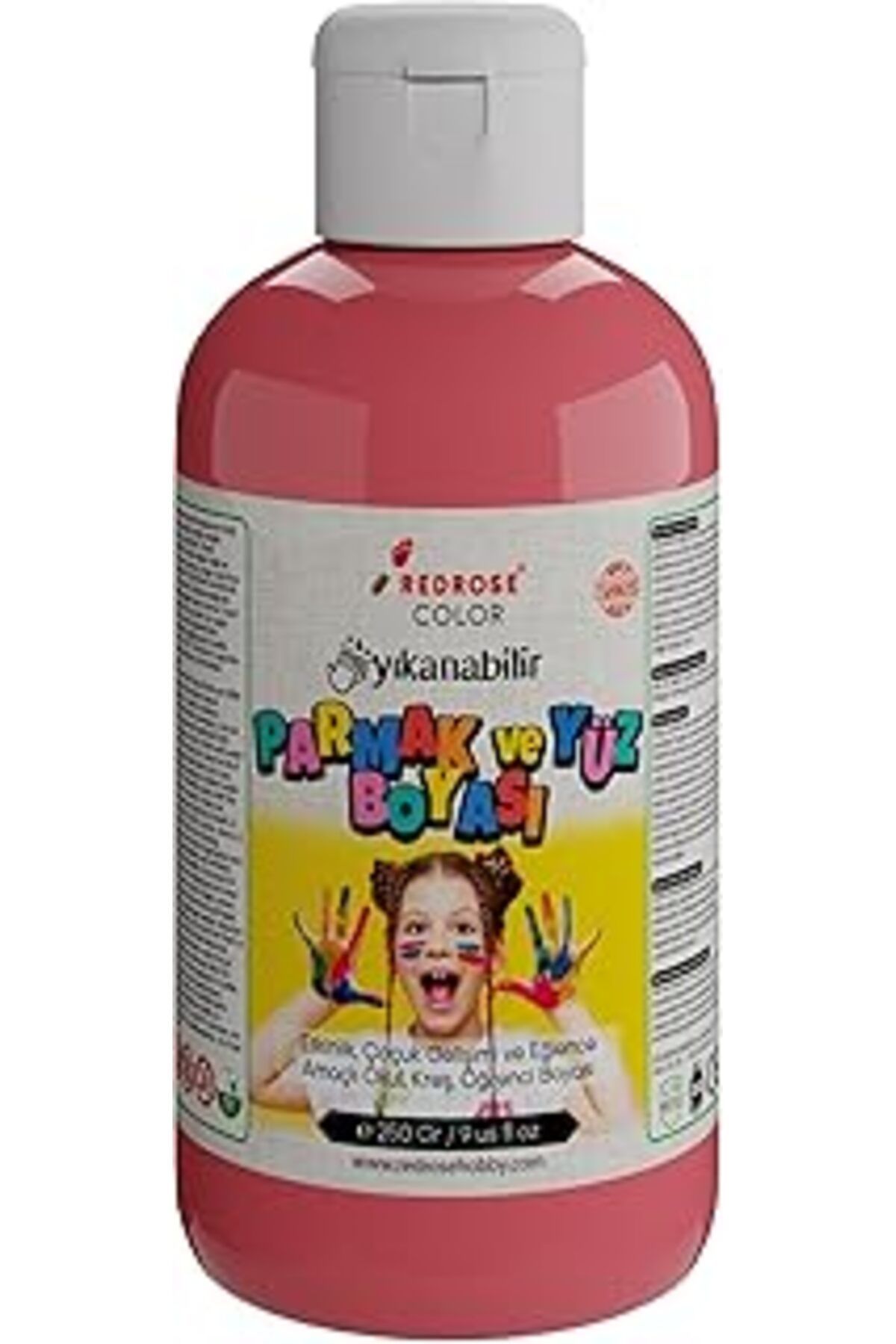 Mu Art Ahşap Red Rose Pembe Parmak Boyası 250 Gr