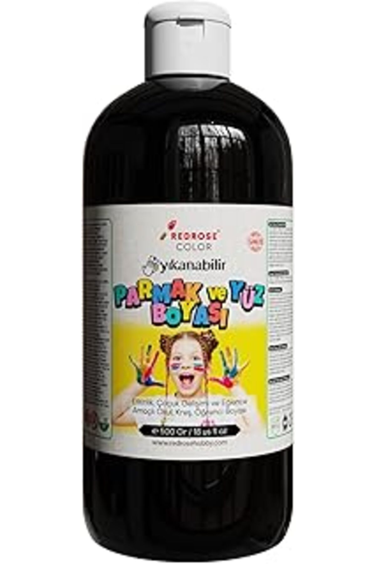 Qedii Red Rose Siyah Parmak Boyası 500 Gr