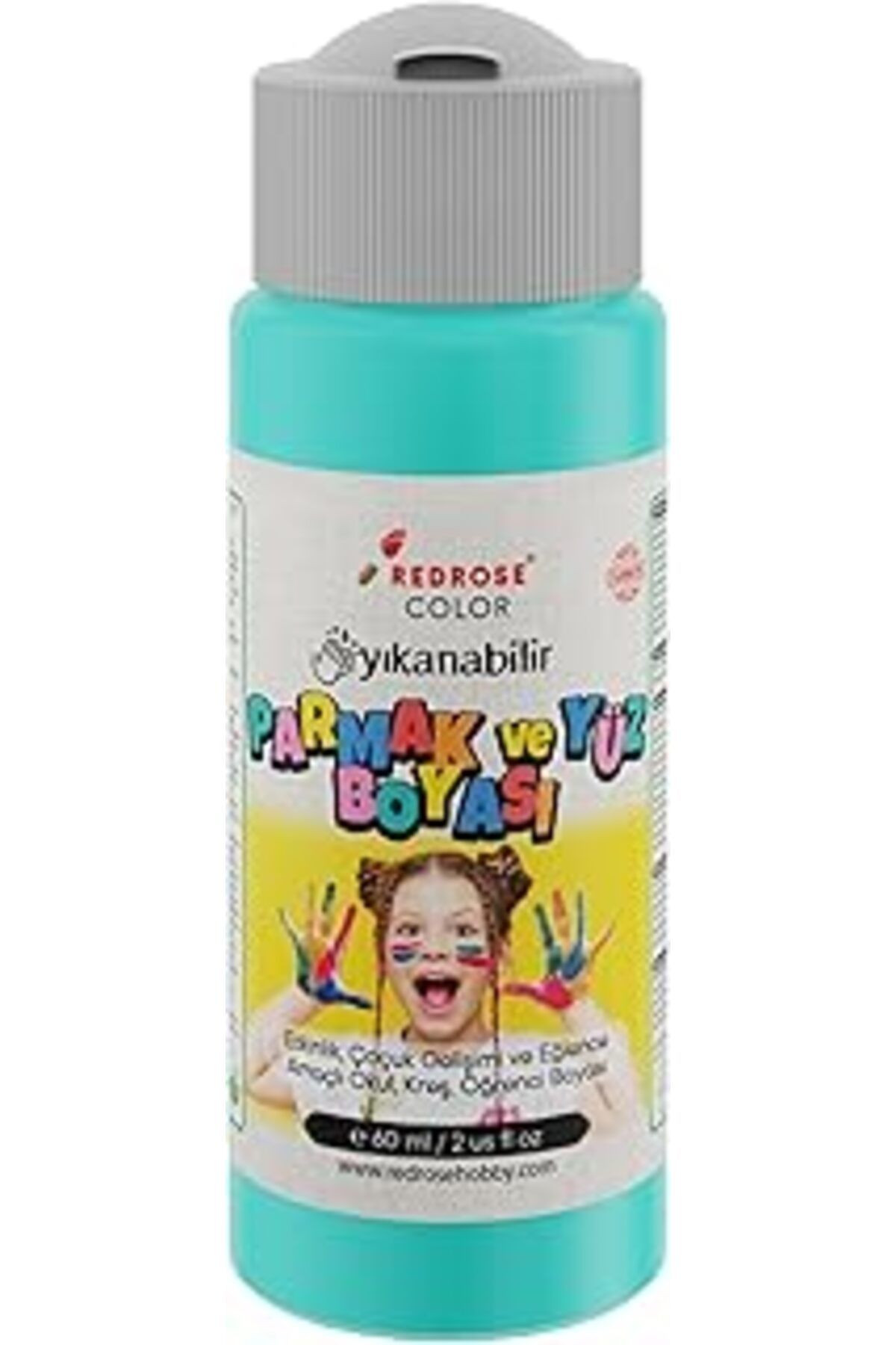 Qedii Red Rose Turkuaz Parmak Boyası 60 Ml