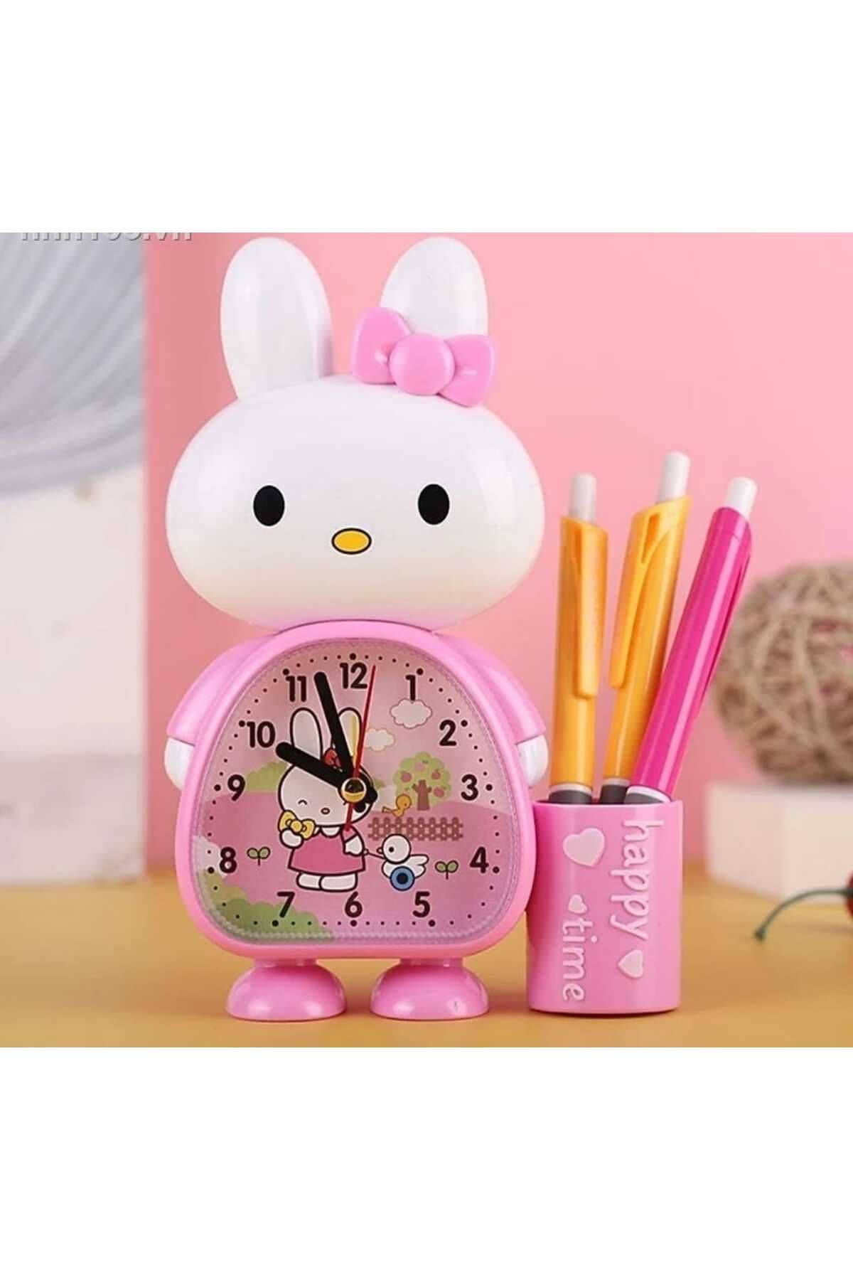 MRShopping MR Kalem Tutucu ile Sevimli Hello Kitty Çalar Saat
