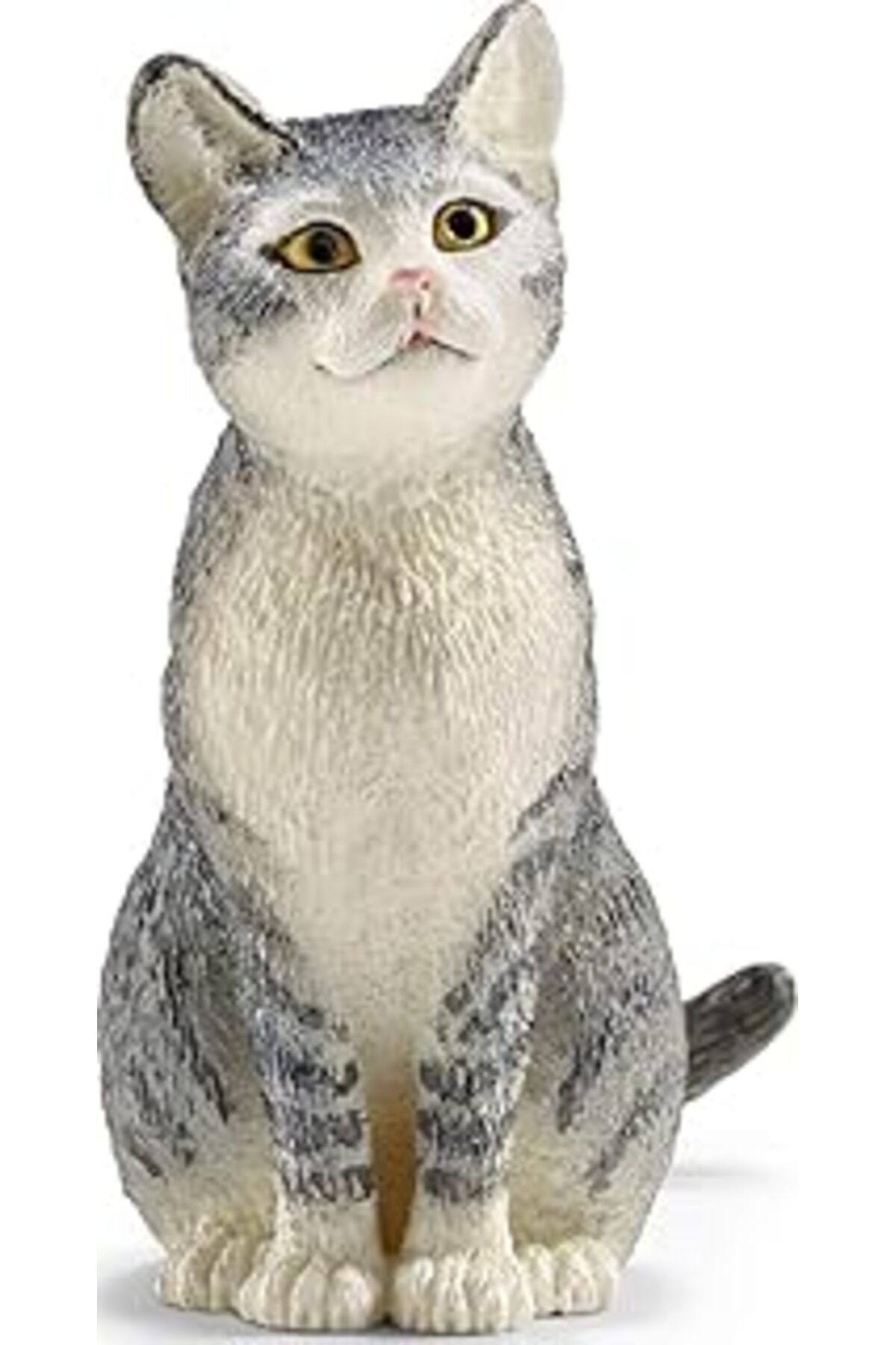 Qedii Schleich Oturan Kedi Figürü, 4 Cm
