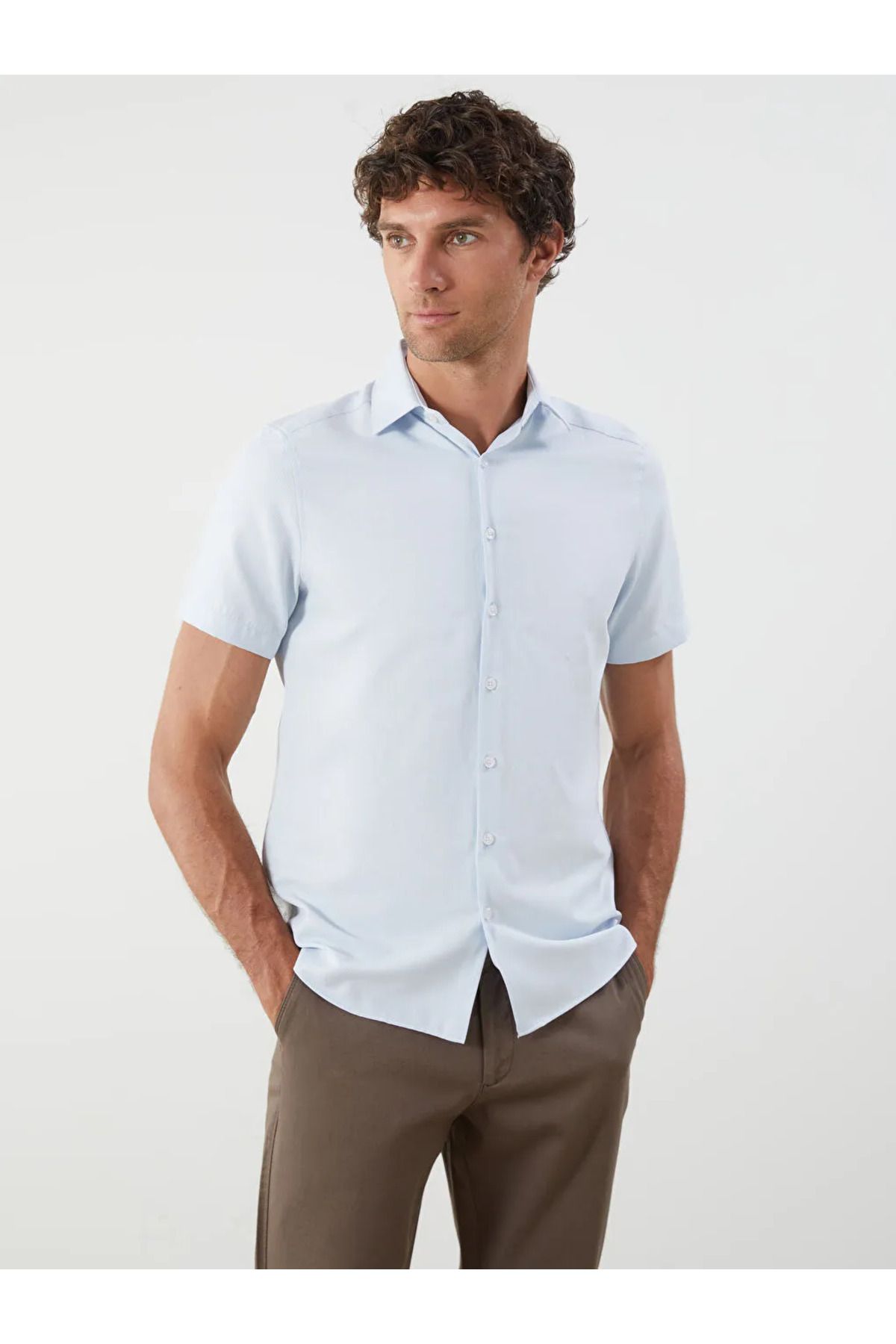 LC Waikiki LCWAIKIKI Formal Mavi Slim Fit Erkek Gömlek