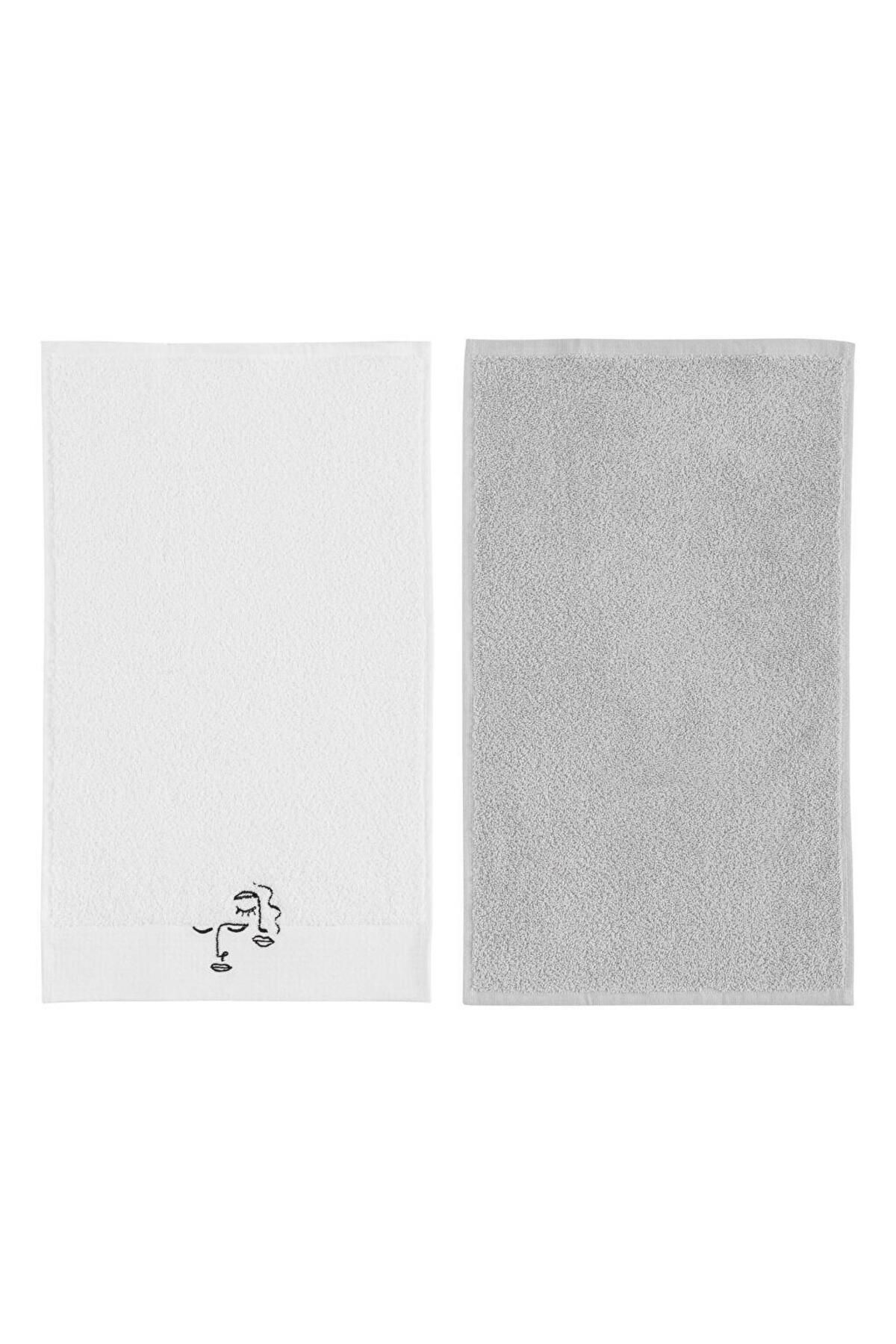 LC Waikiki-Бродирани кърпи за ръце, комплект от 2 бр. 30x50 см (W3) 6